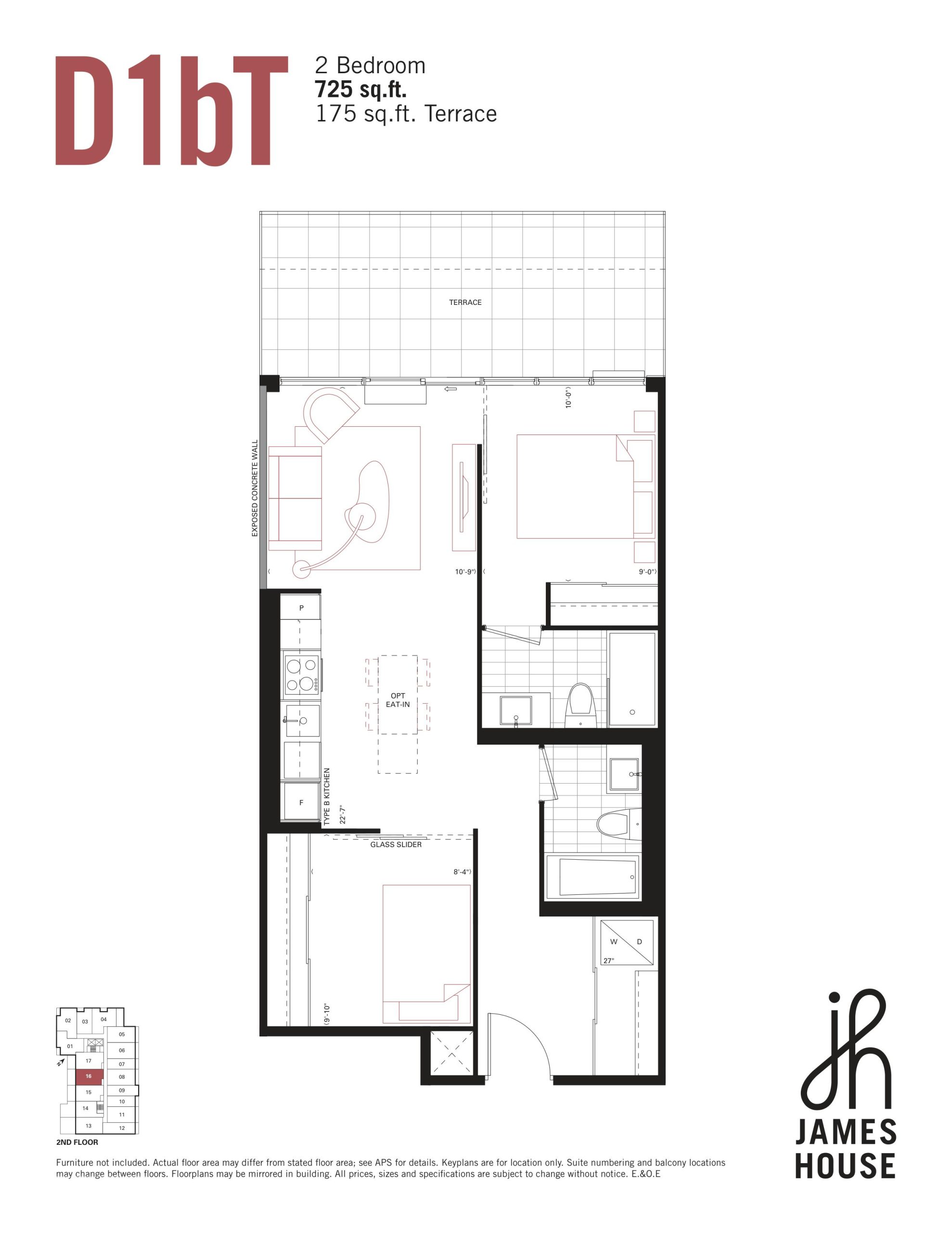 D1bT floor plan