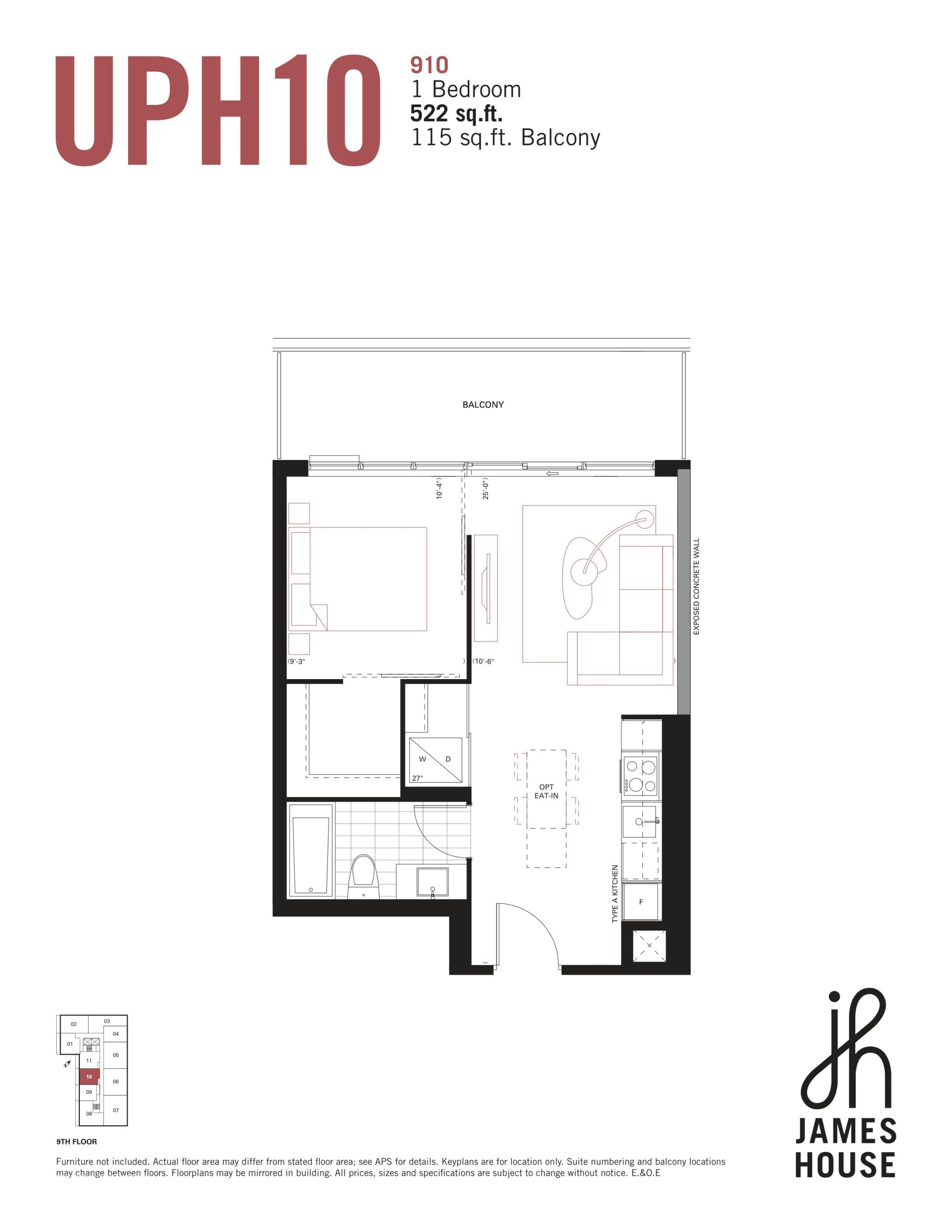 UPH10 floor plan