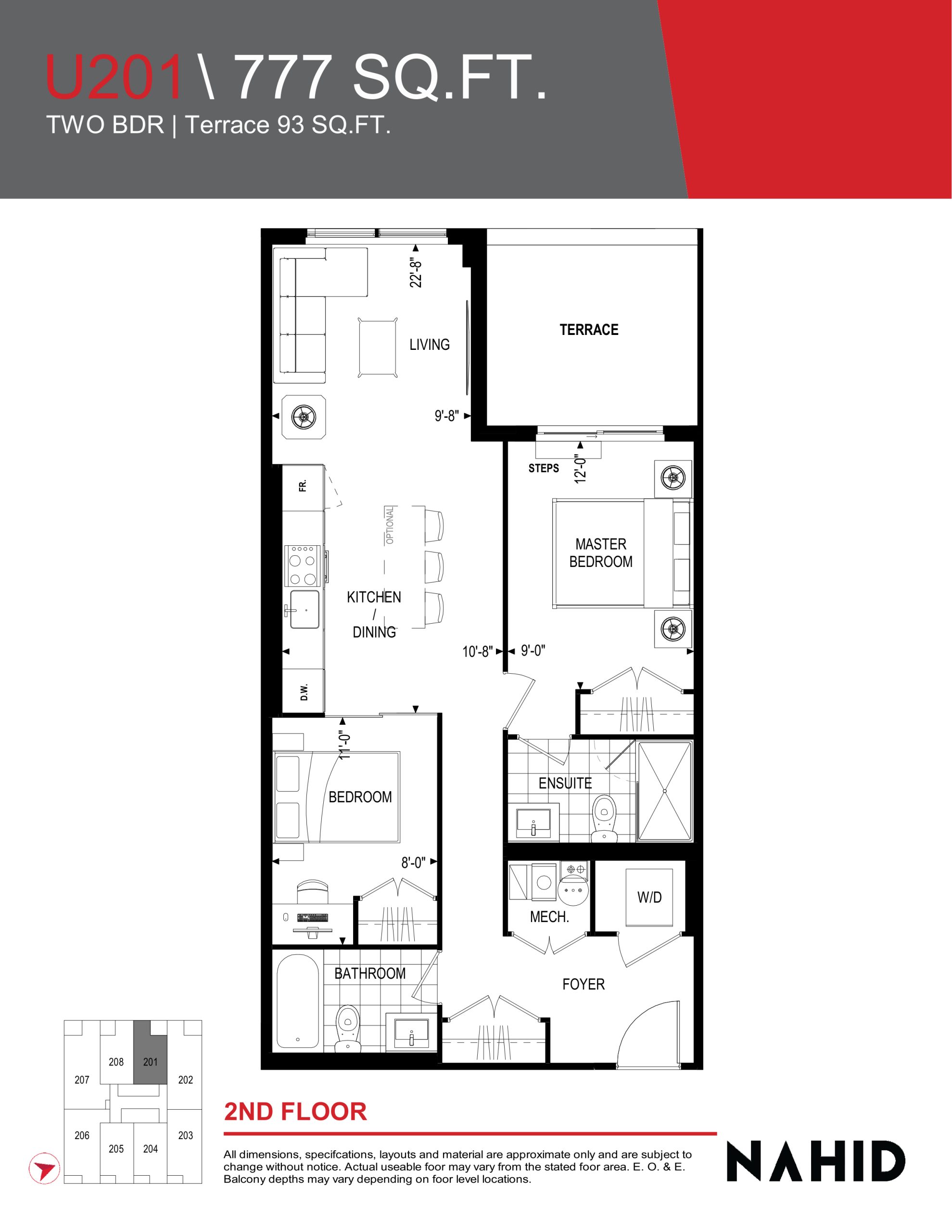 U201 floor plan