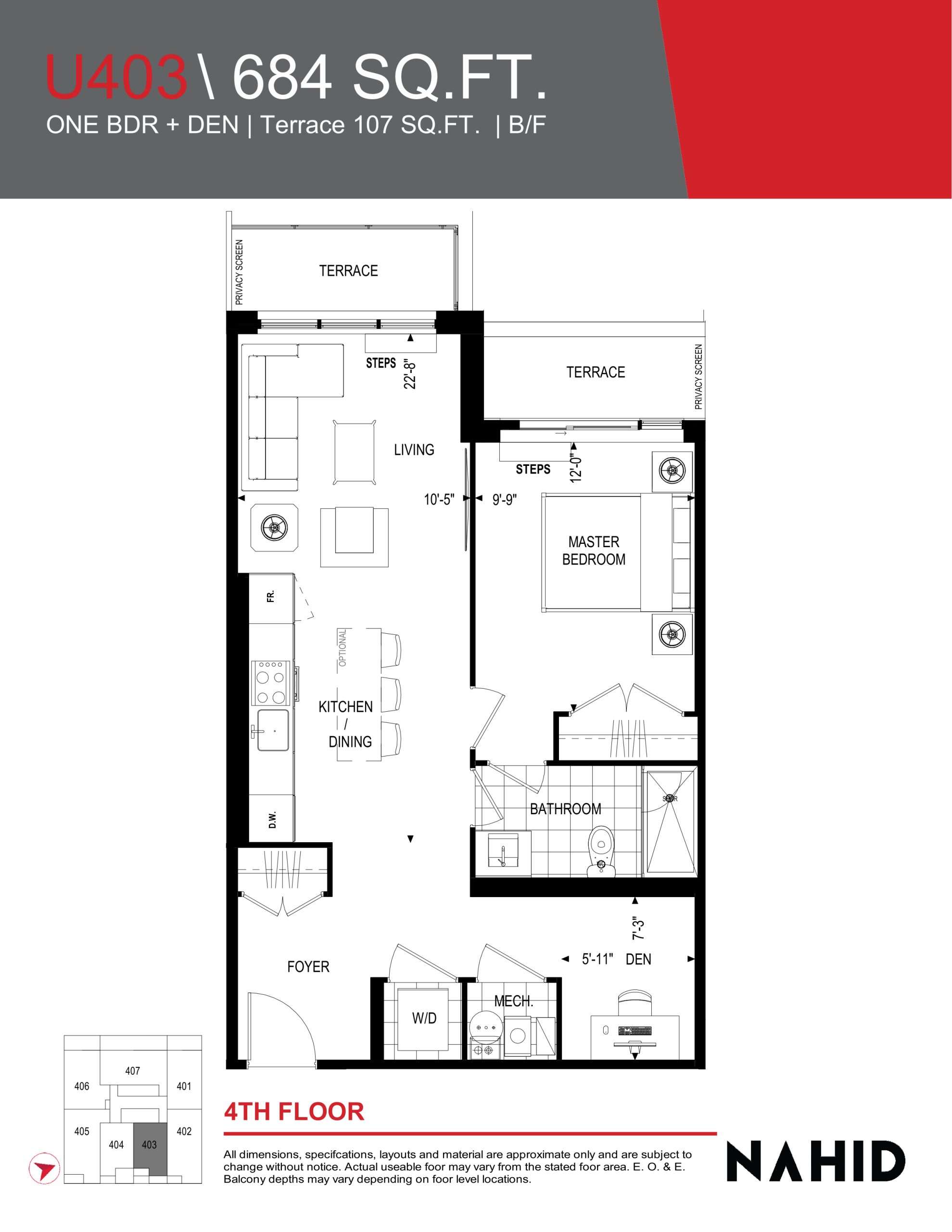 U403 floor plan