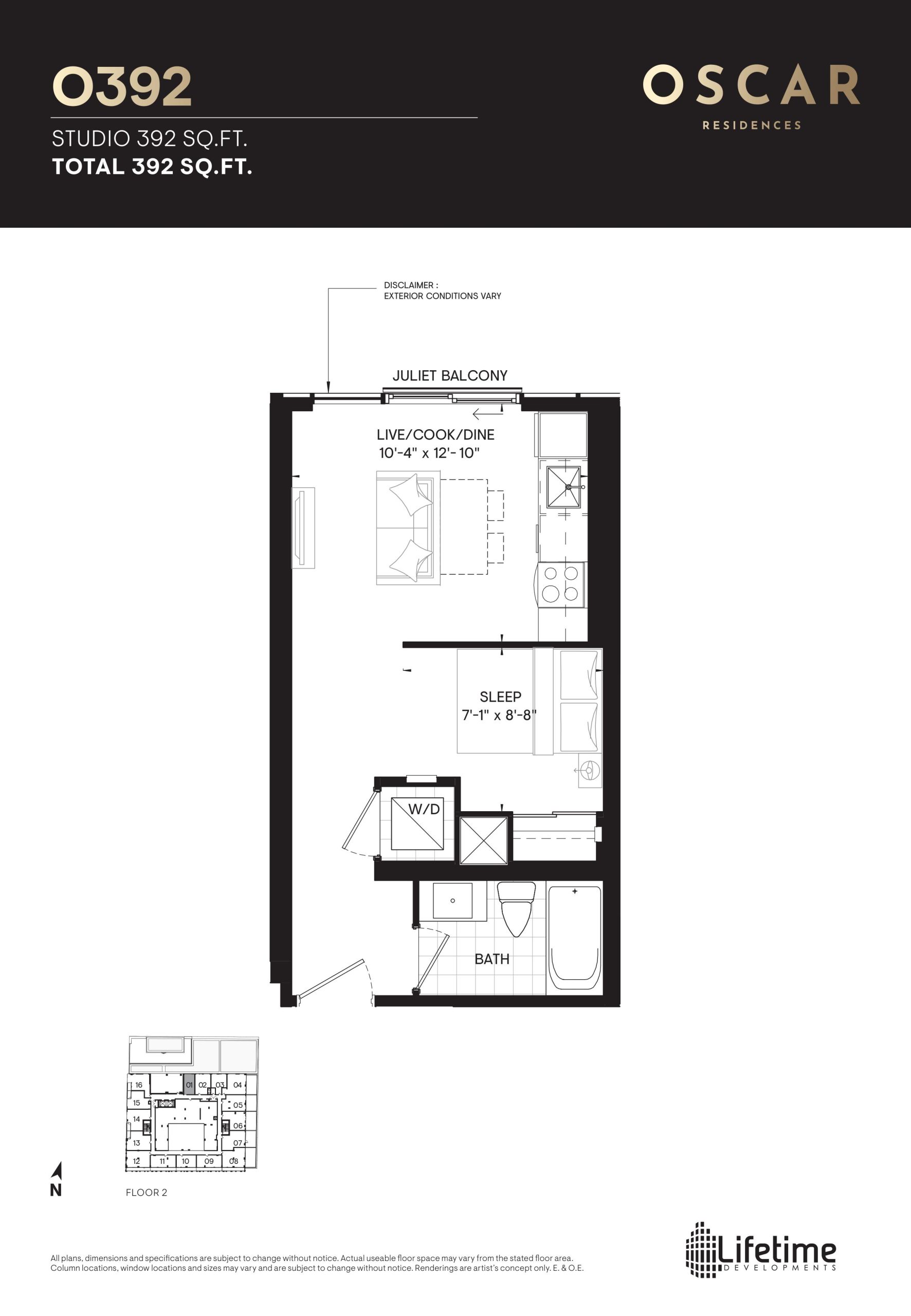 O392 floor plan