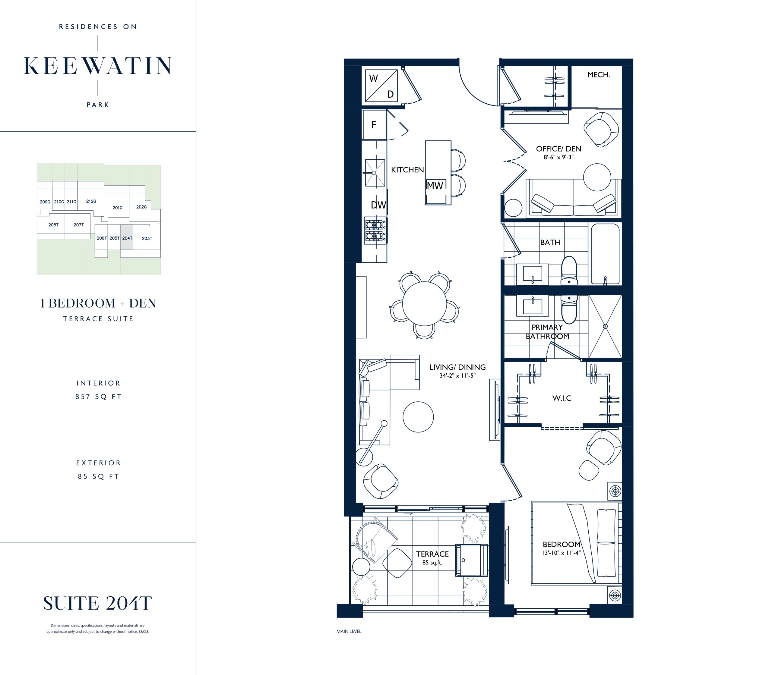 Suite 204T floor plan