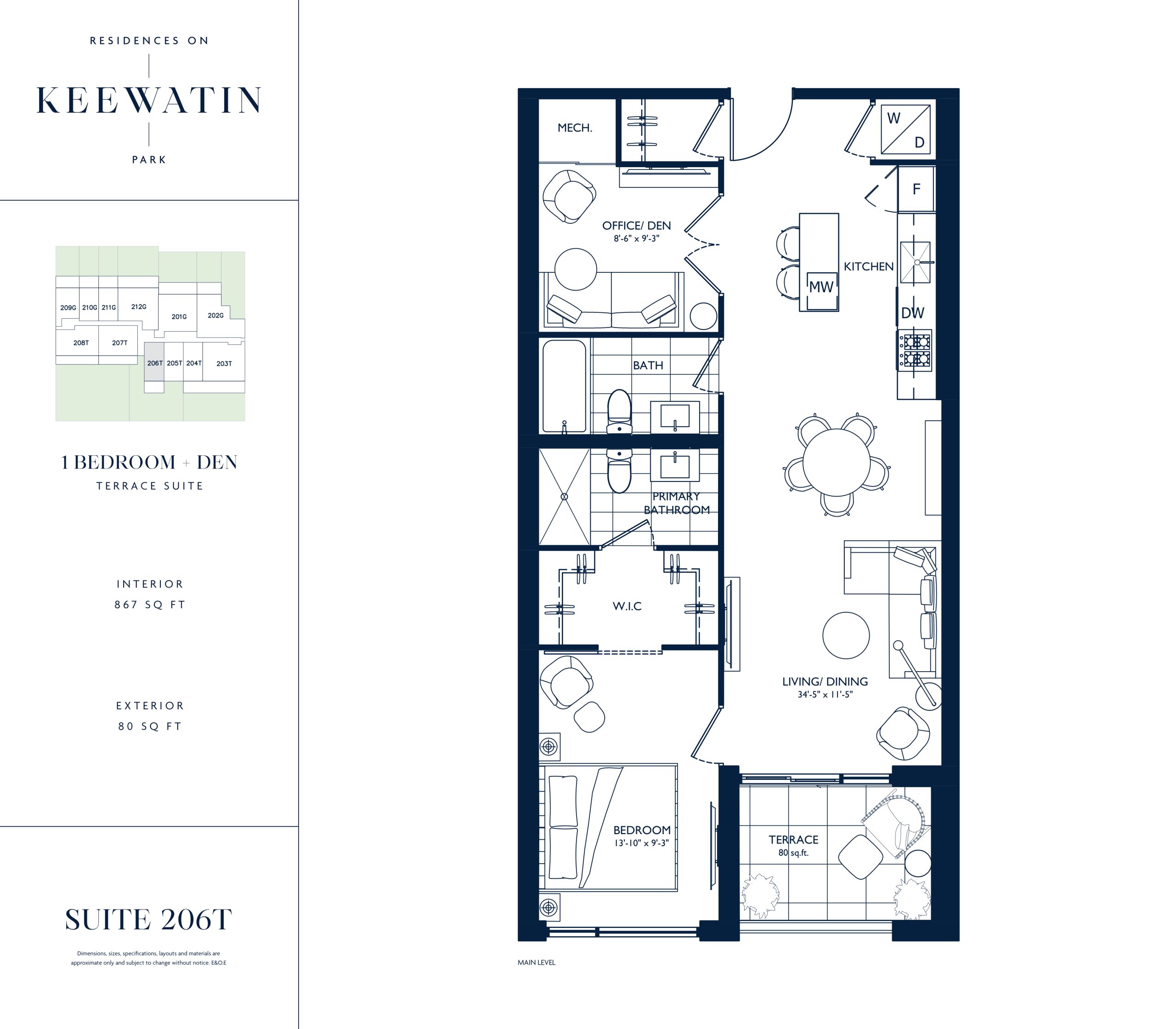 Suite 206T floor plan
