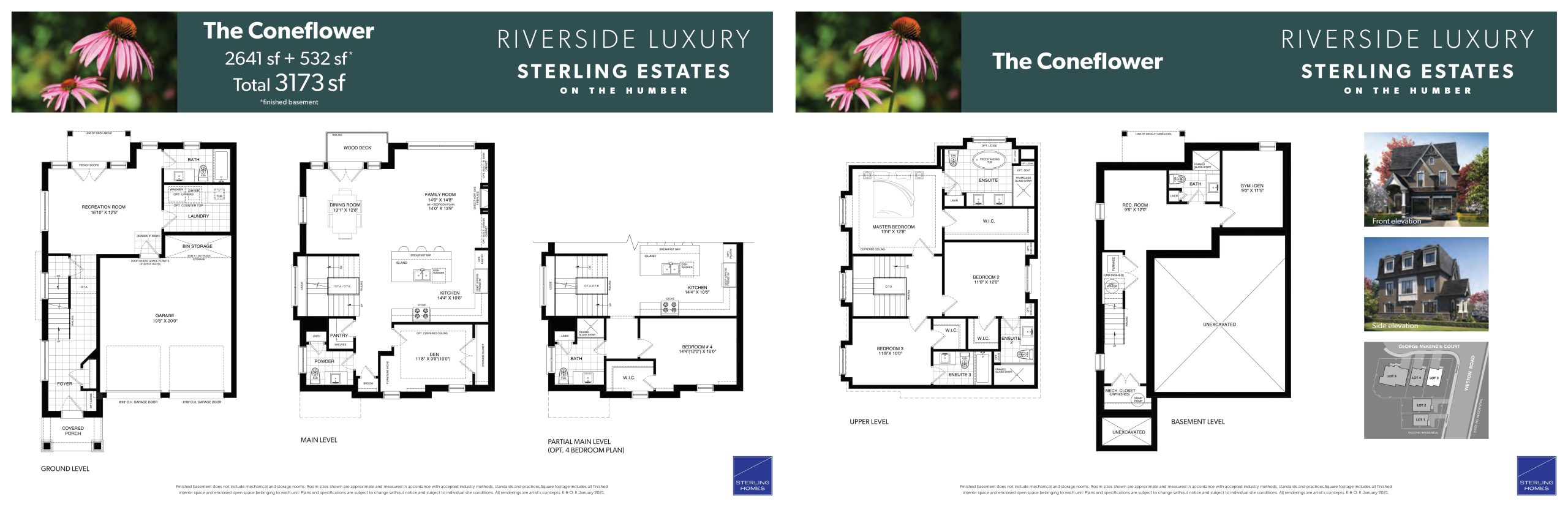 The Coneflower floor plan