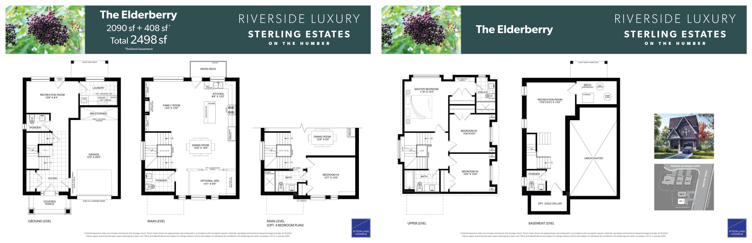 The Elderberry floor plan