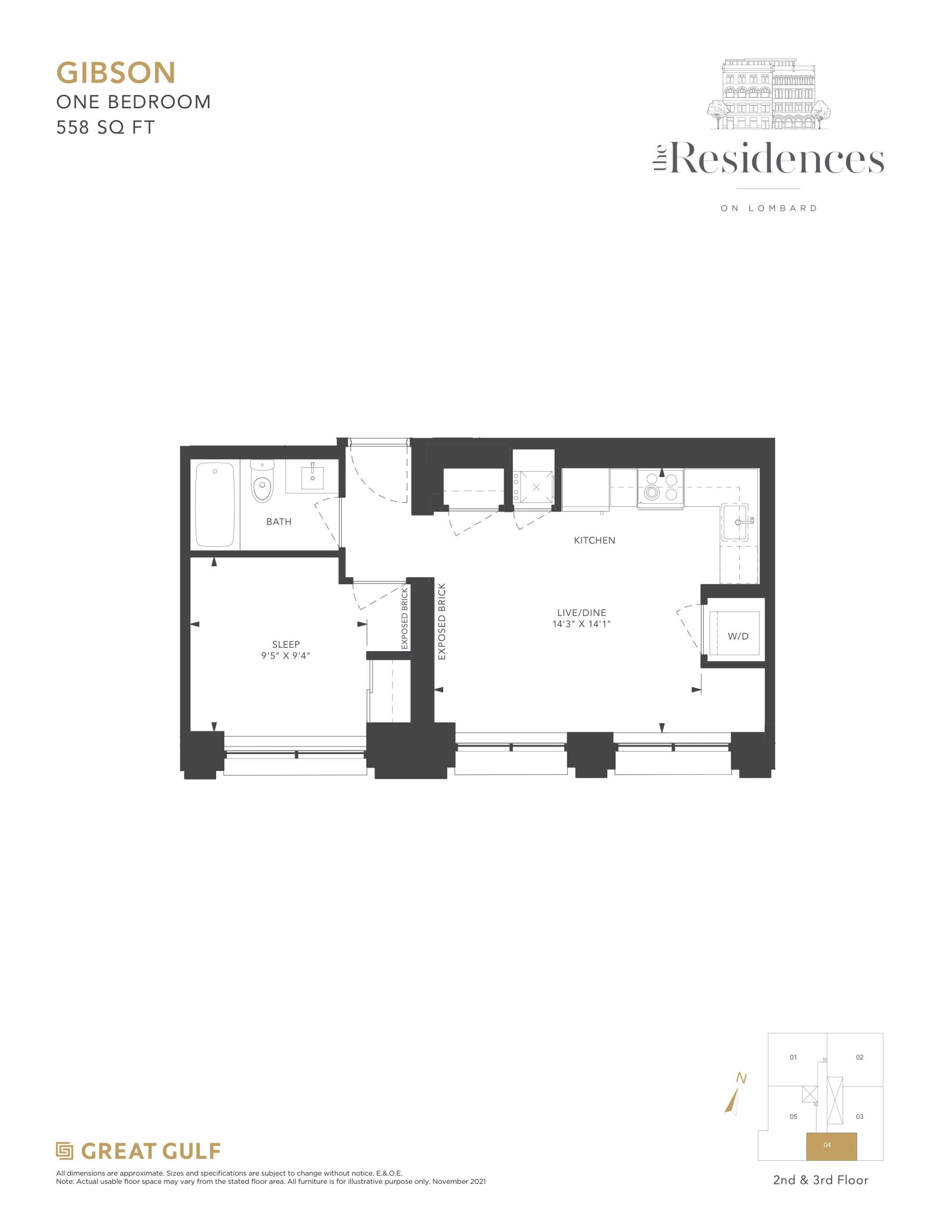 Gibson floor plan
