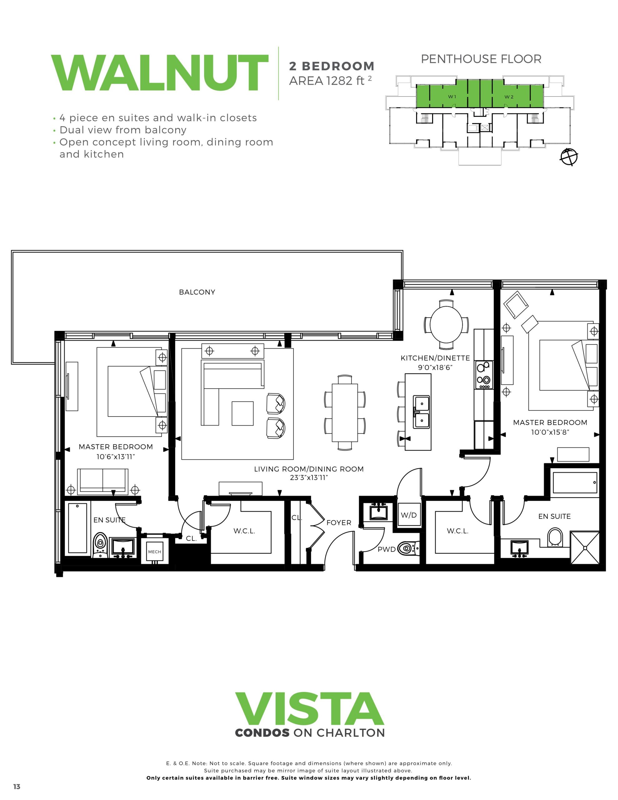 Walnut floor plan