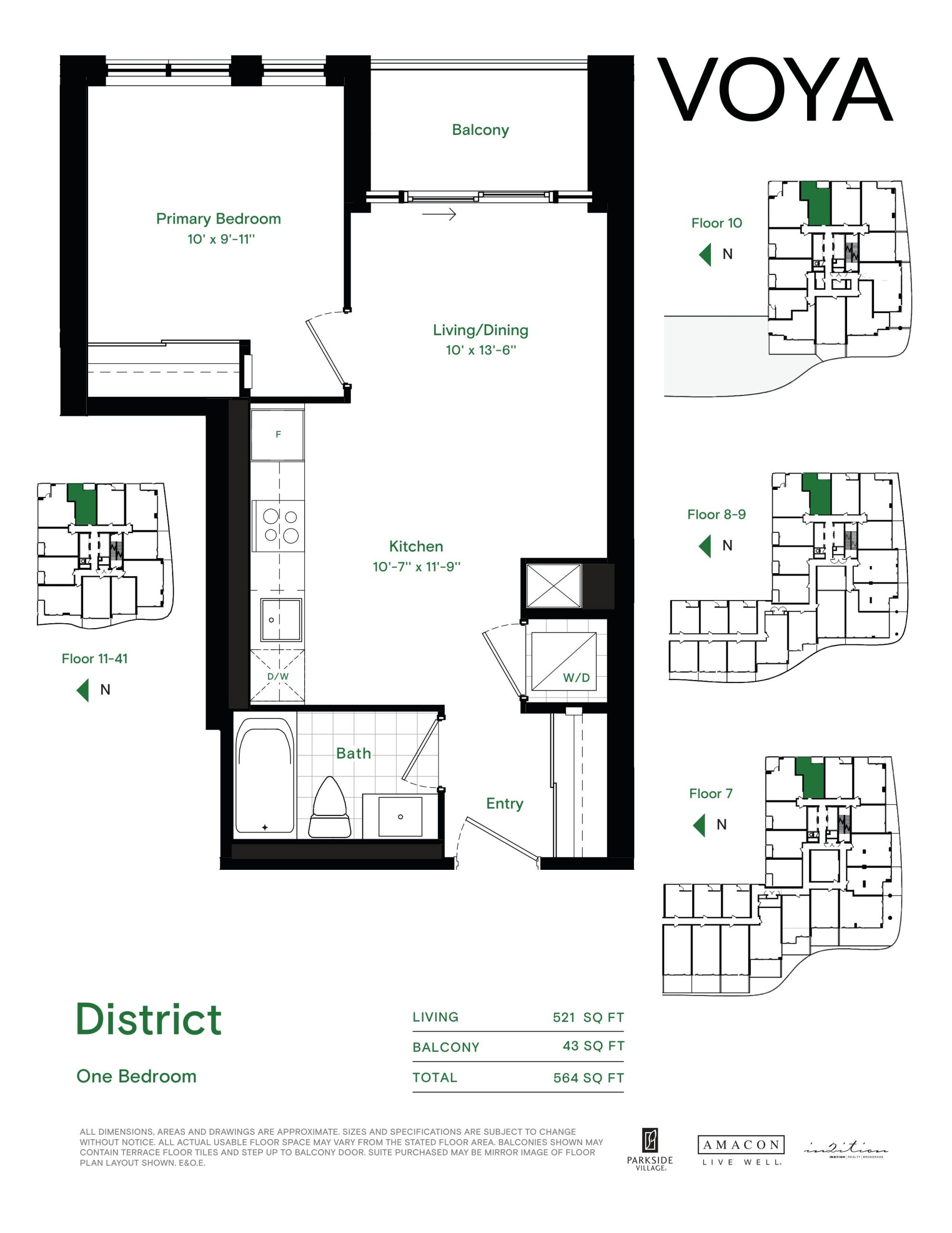 District floor plan
