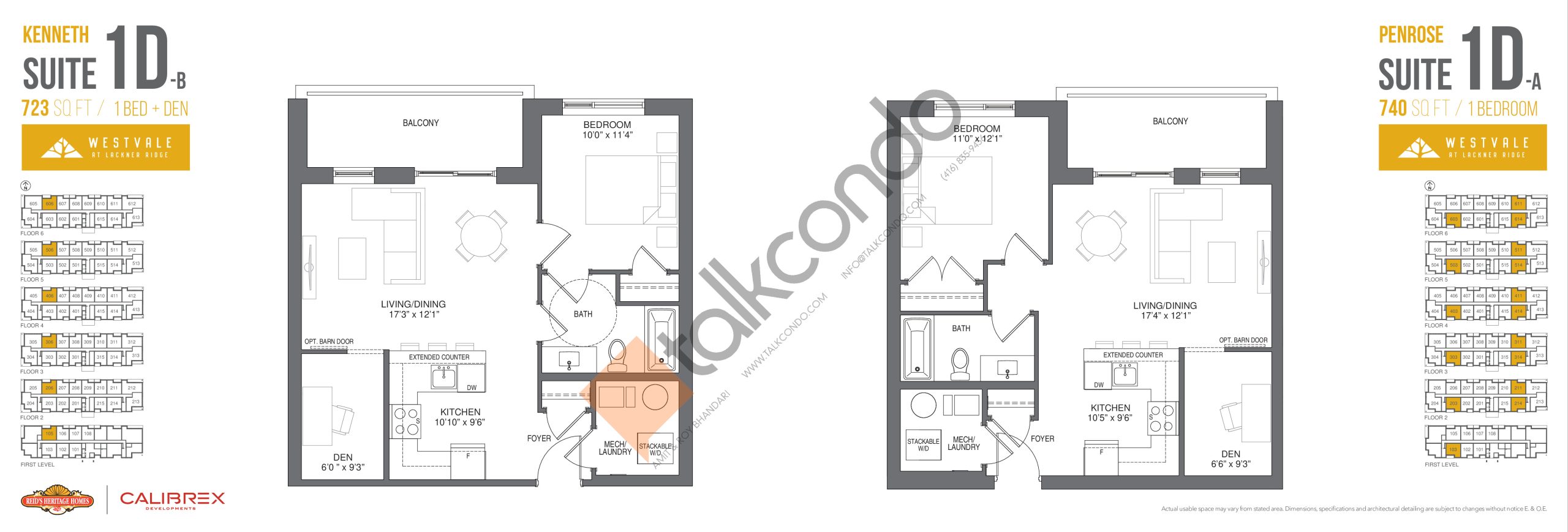 Kenneth Suite 1D-B floor plan