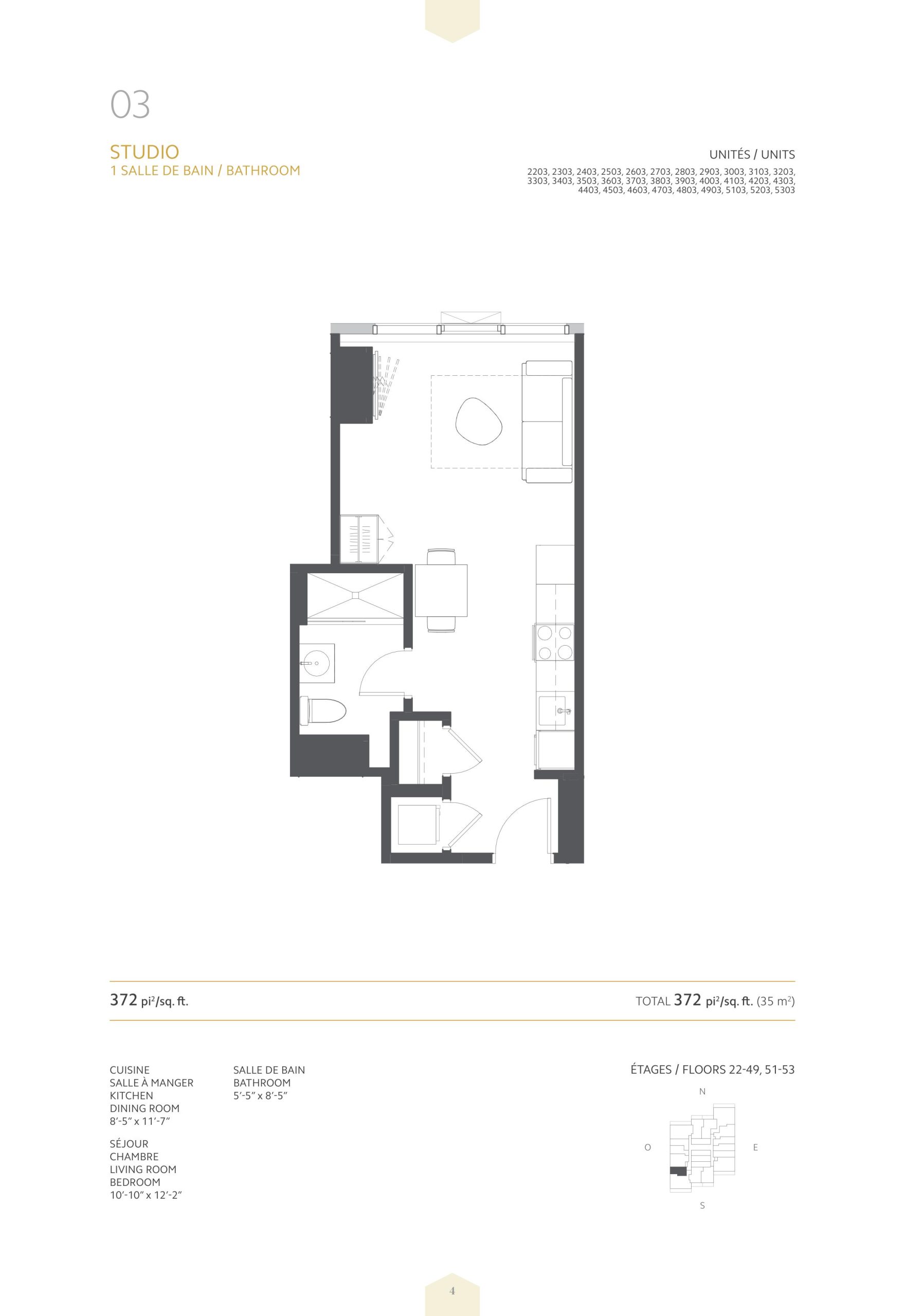 03 - Studio floor plan