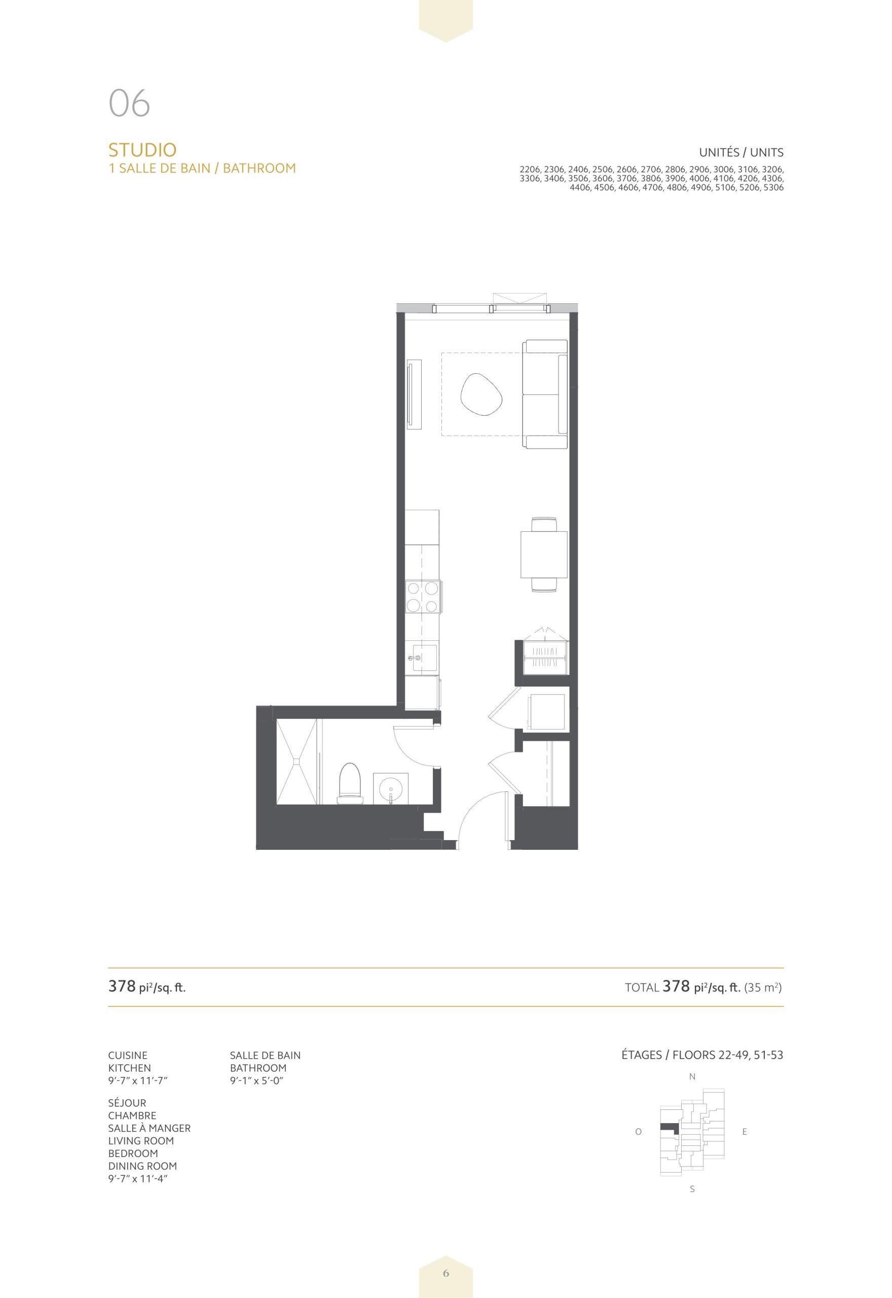 06 - Studio floor plan