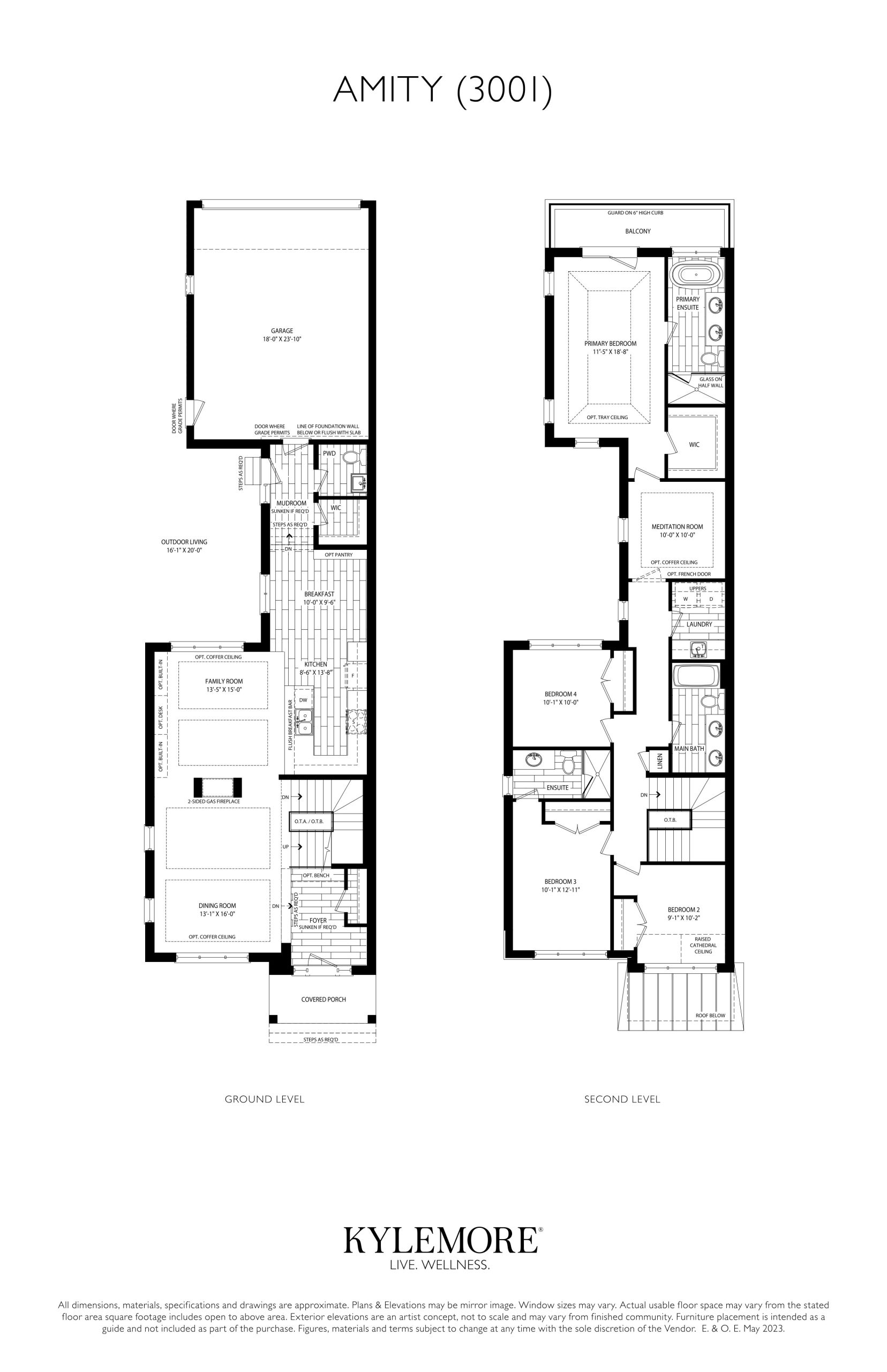 Amity (3001A) floor plan