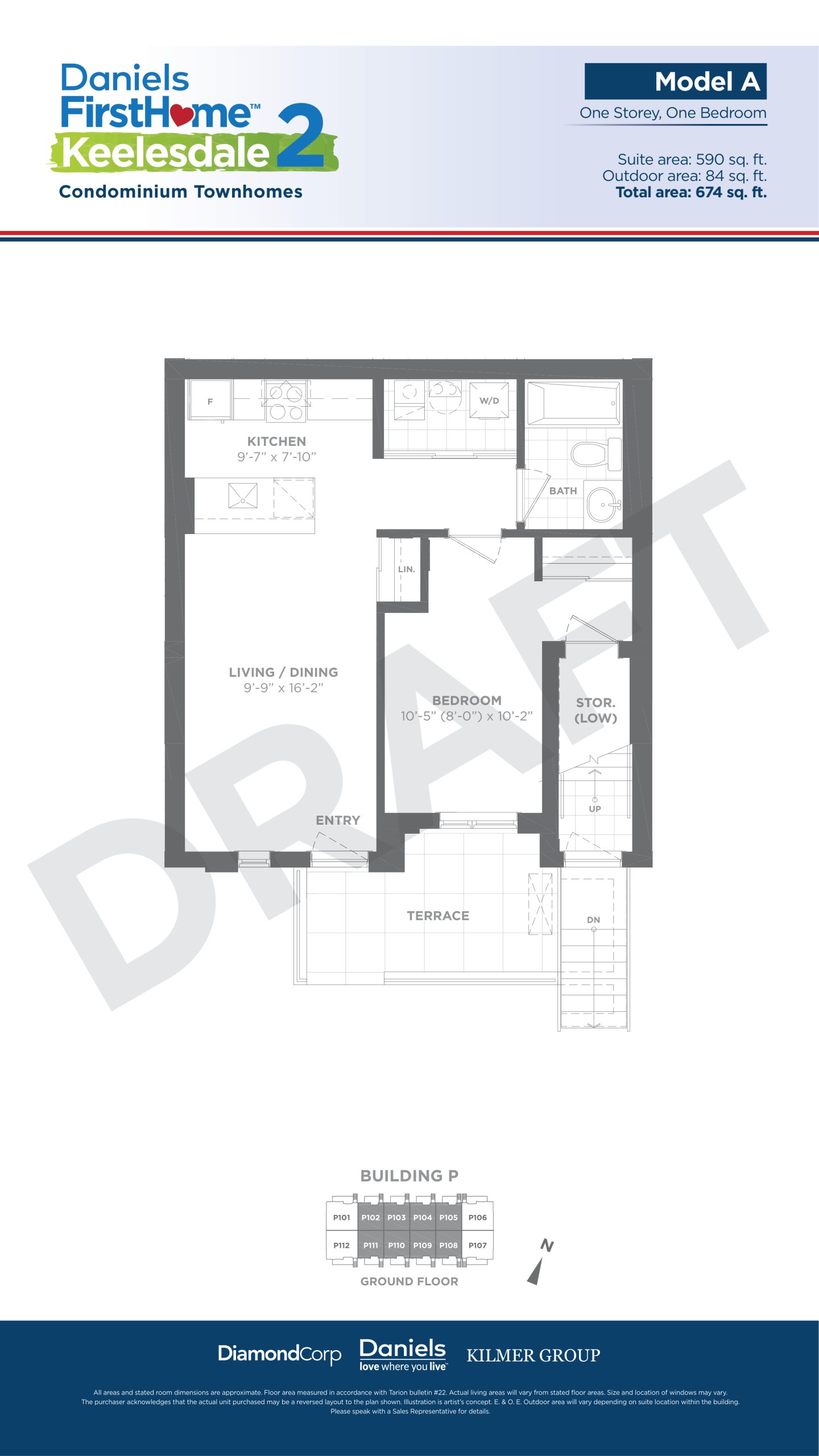 Model A floor plan