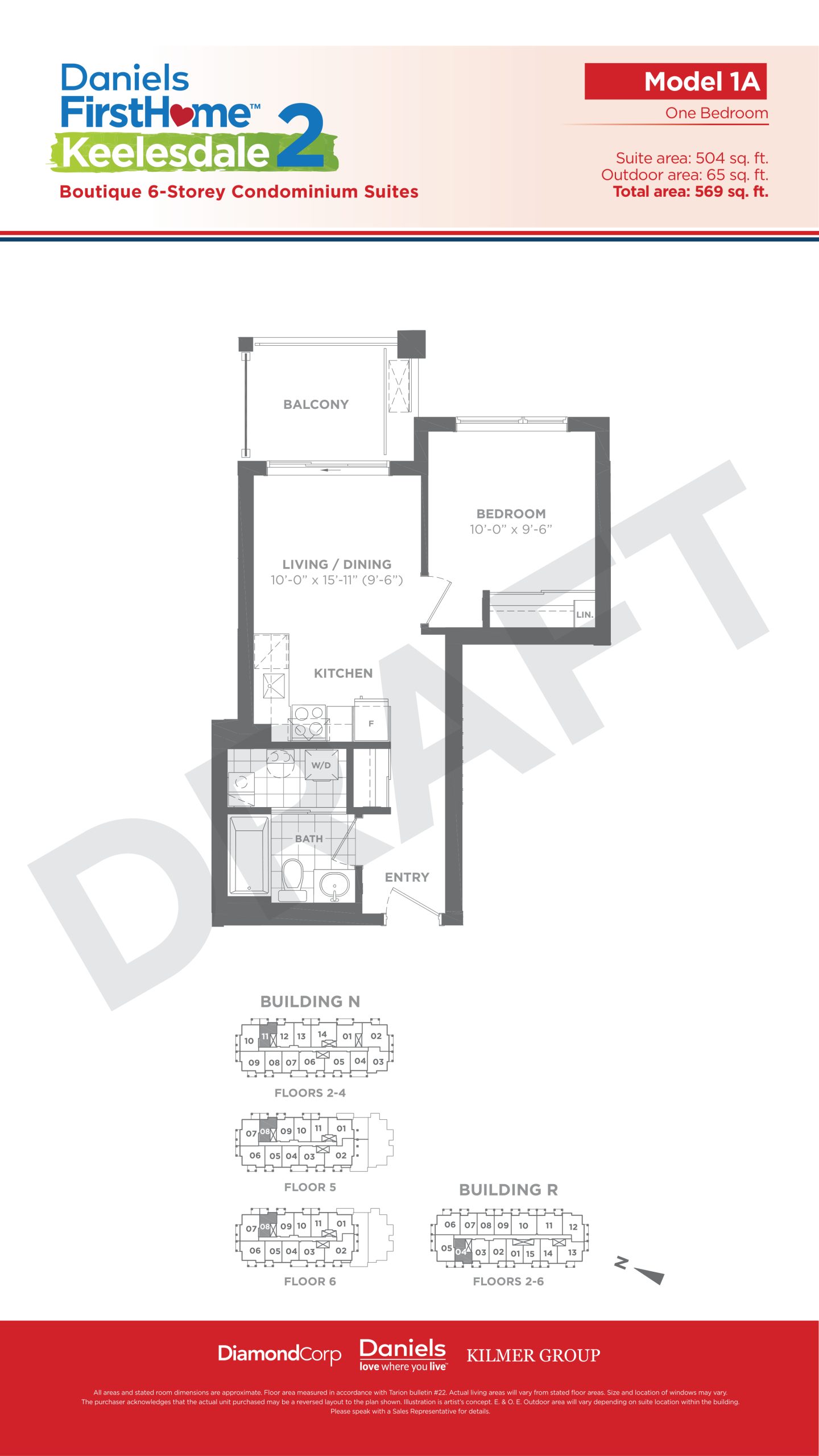 Model 1A floor plan