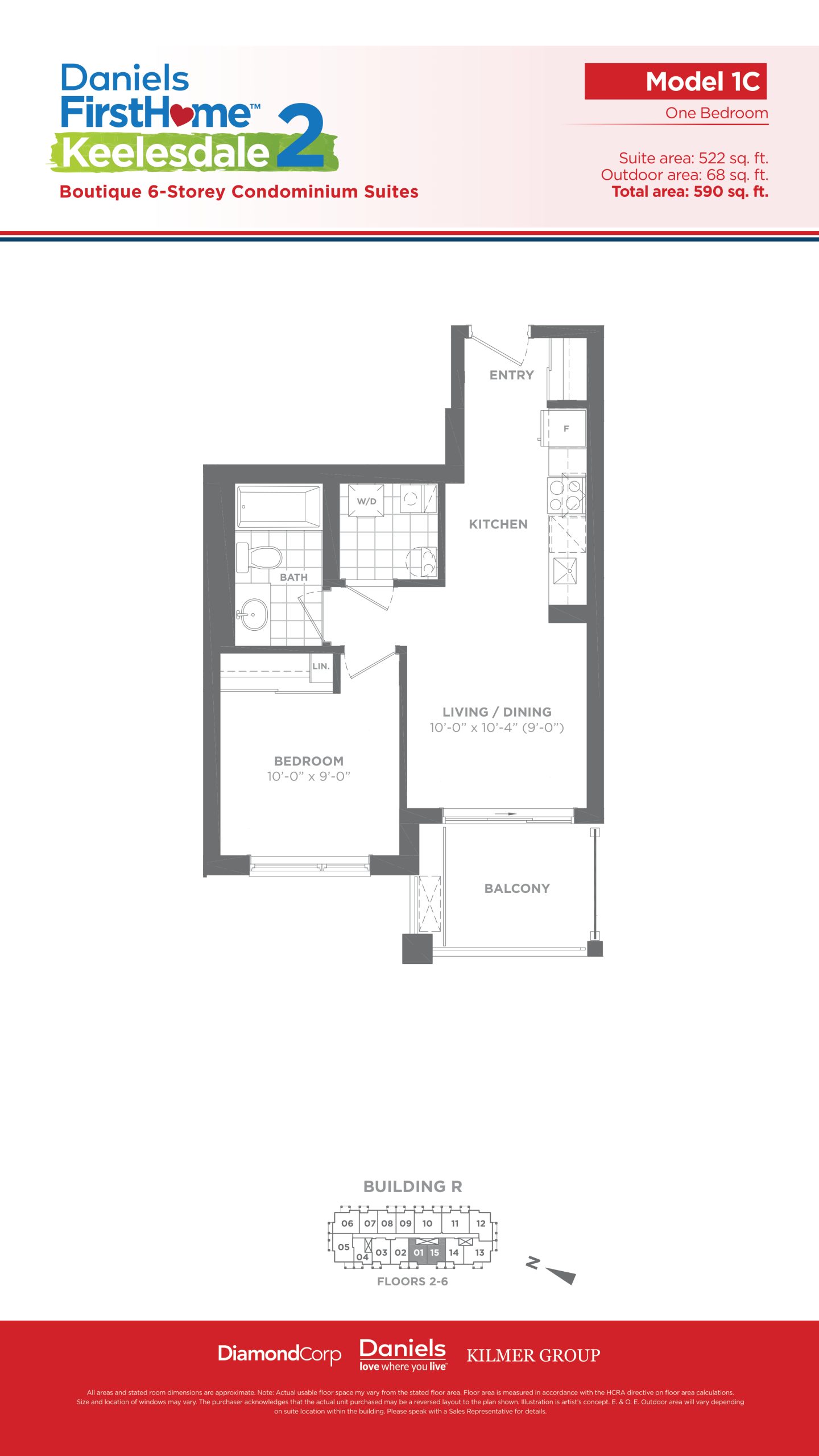 Model 1C floor plan