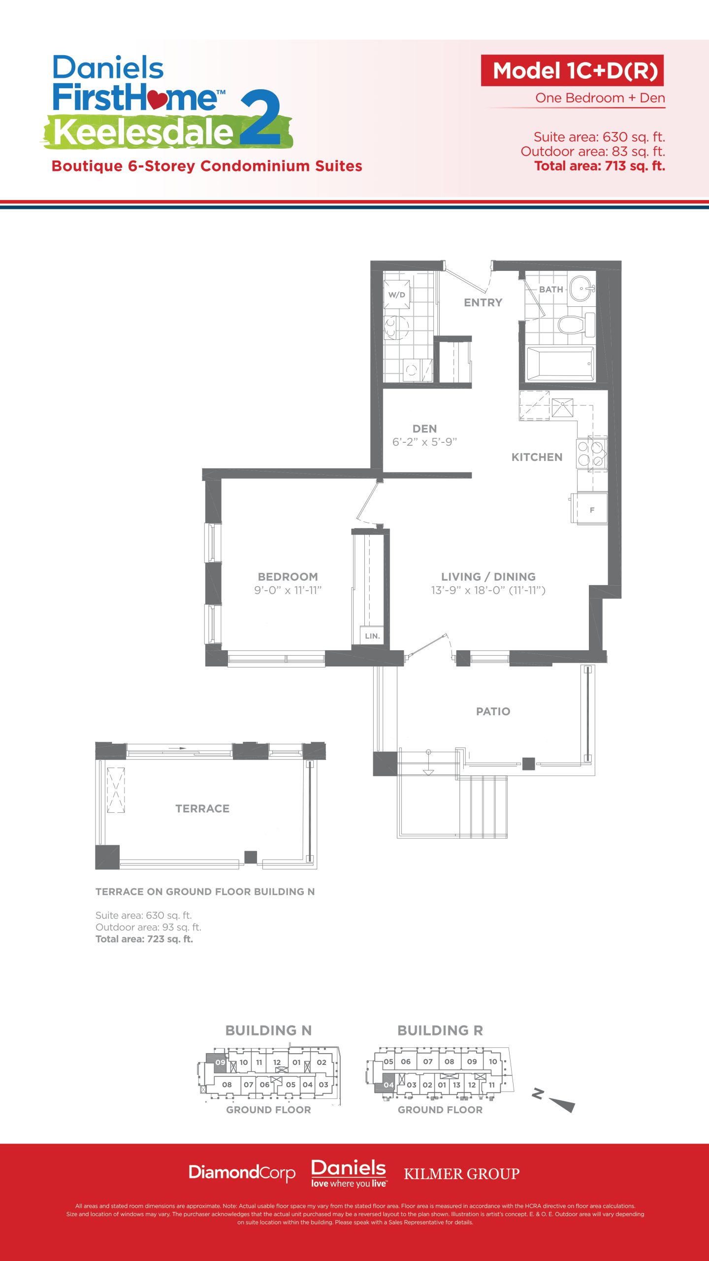 Model 1C+D (R) floor plan