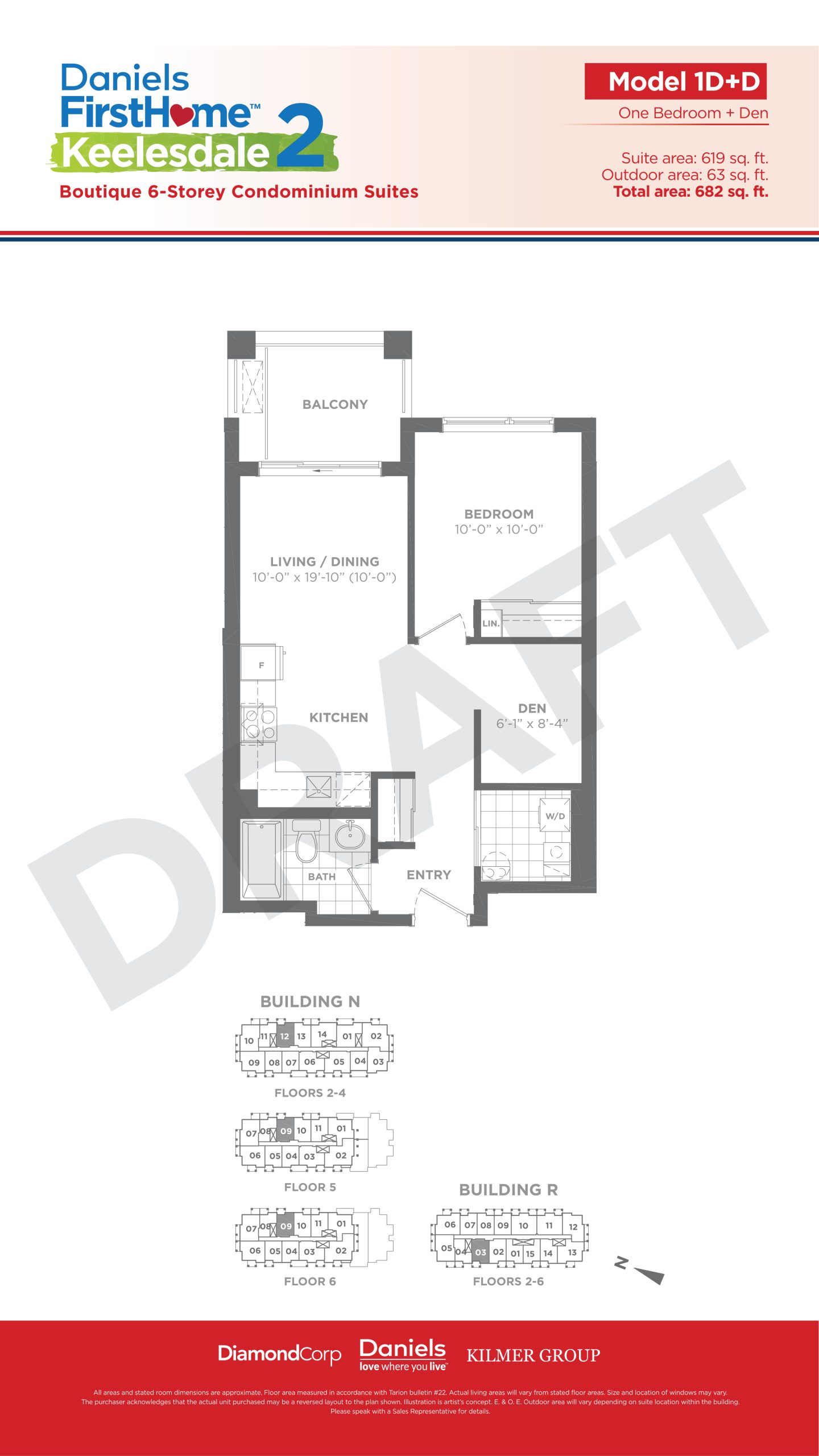 Model 1D+D floor plan
