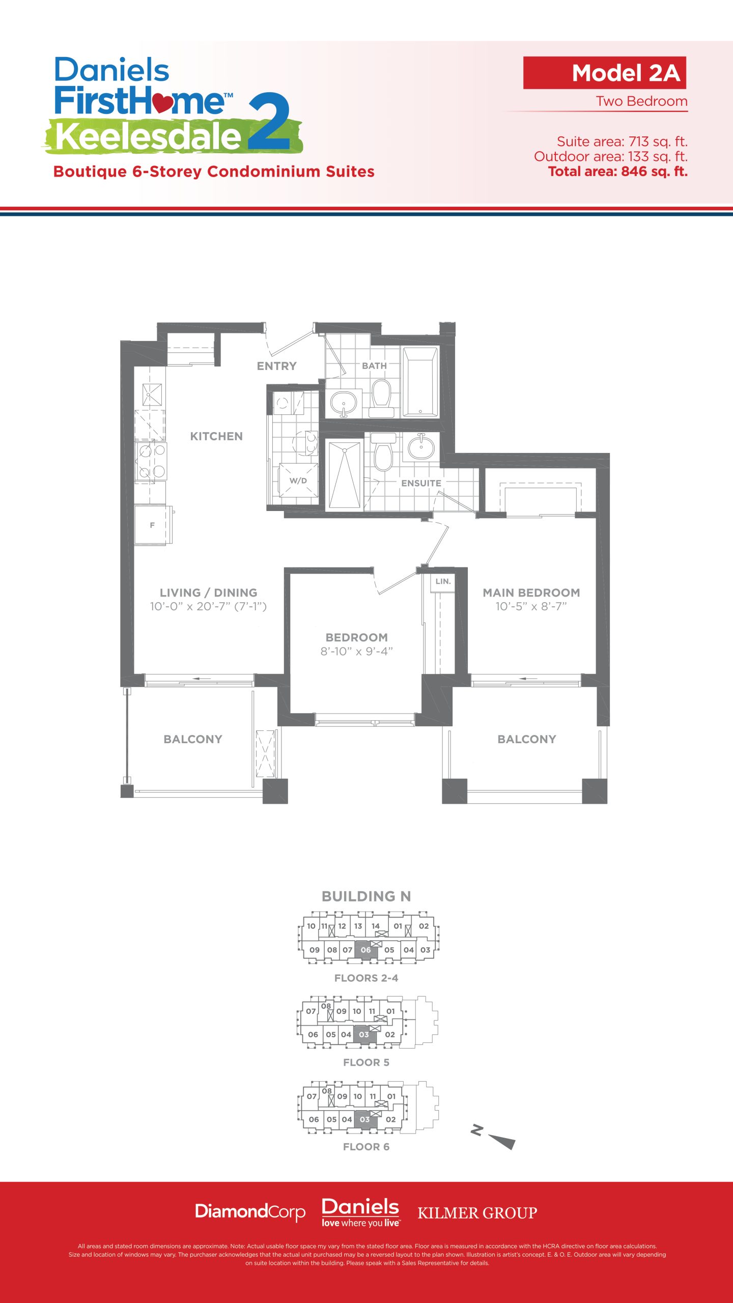 Model 2A floor plan