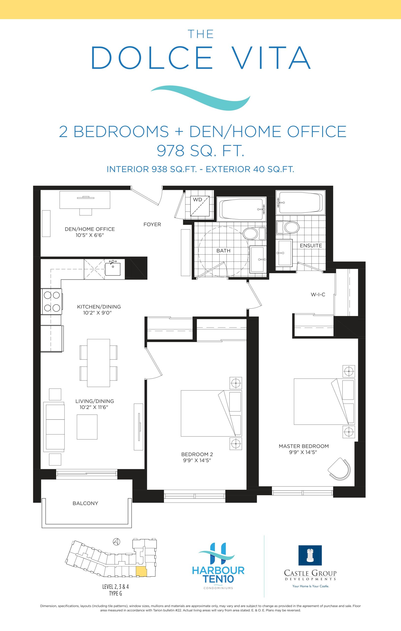 The Dolce Vita floor plan