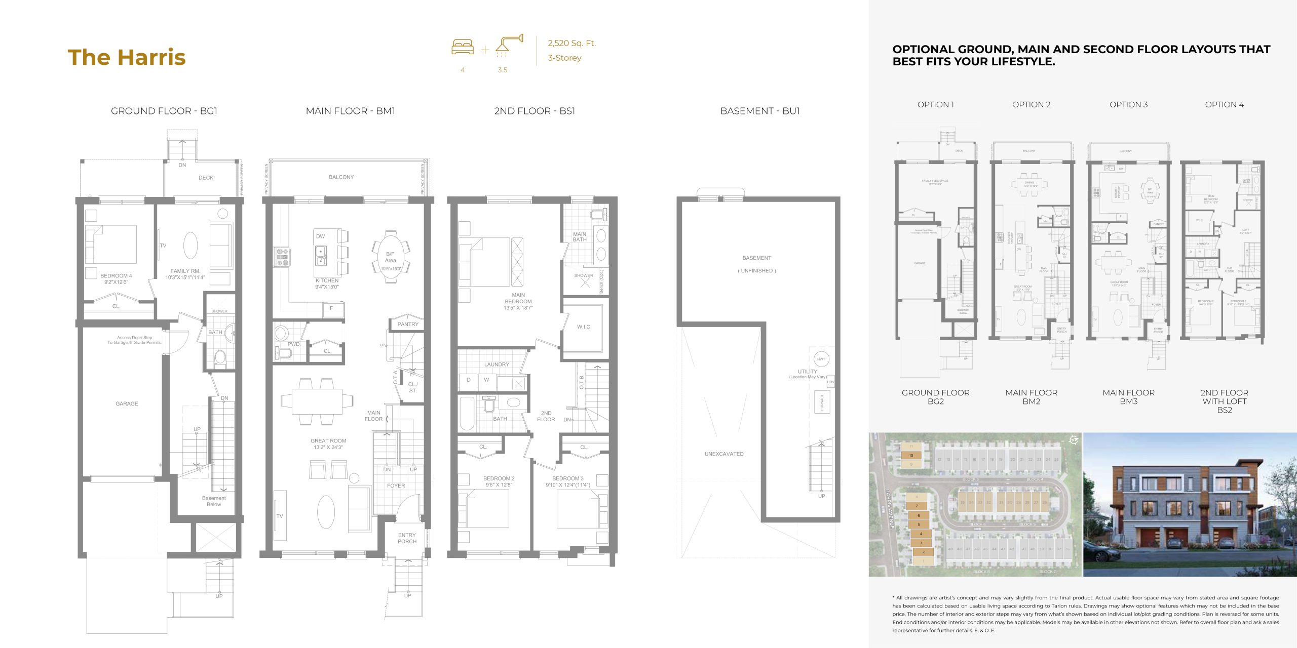 The Harris floor plan
