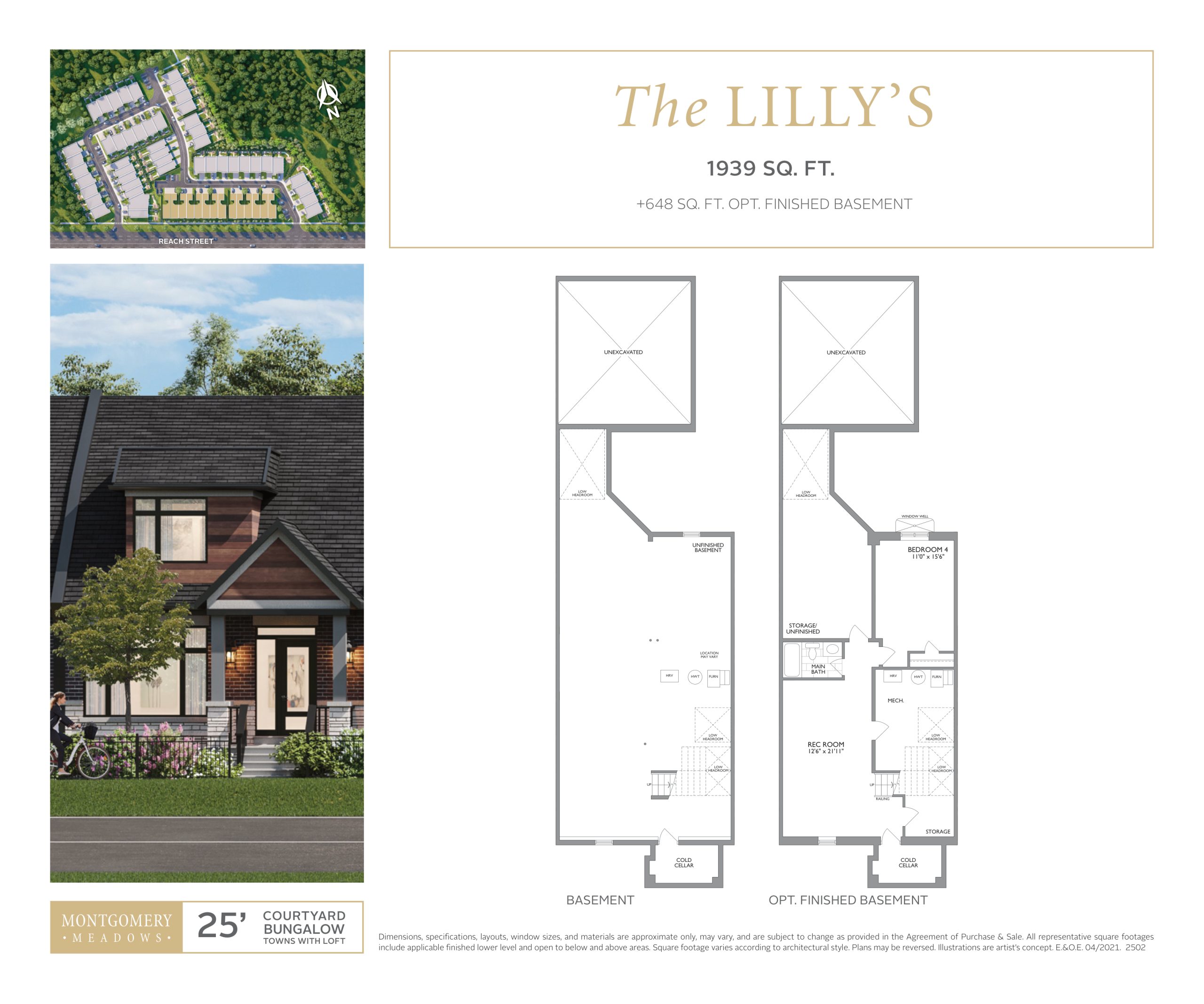 The Lilly's (1/2) floor plan
