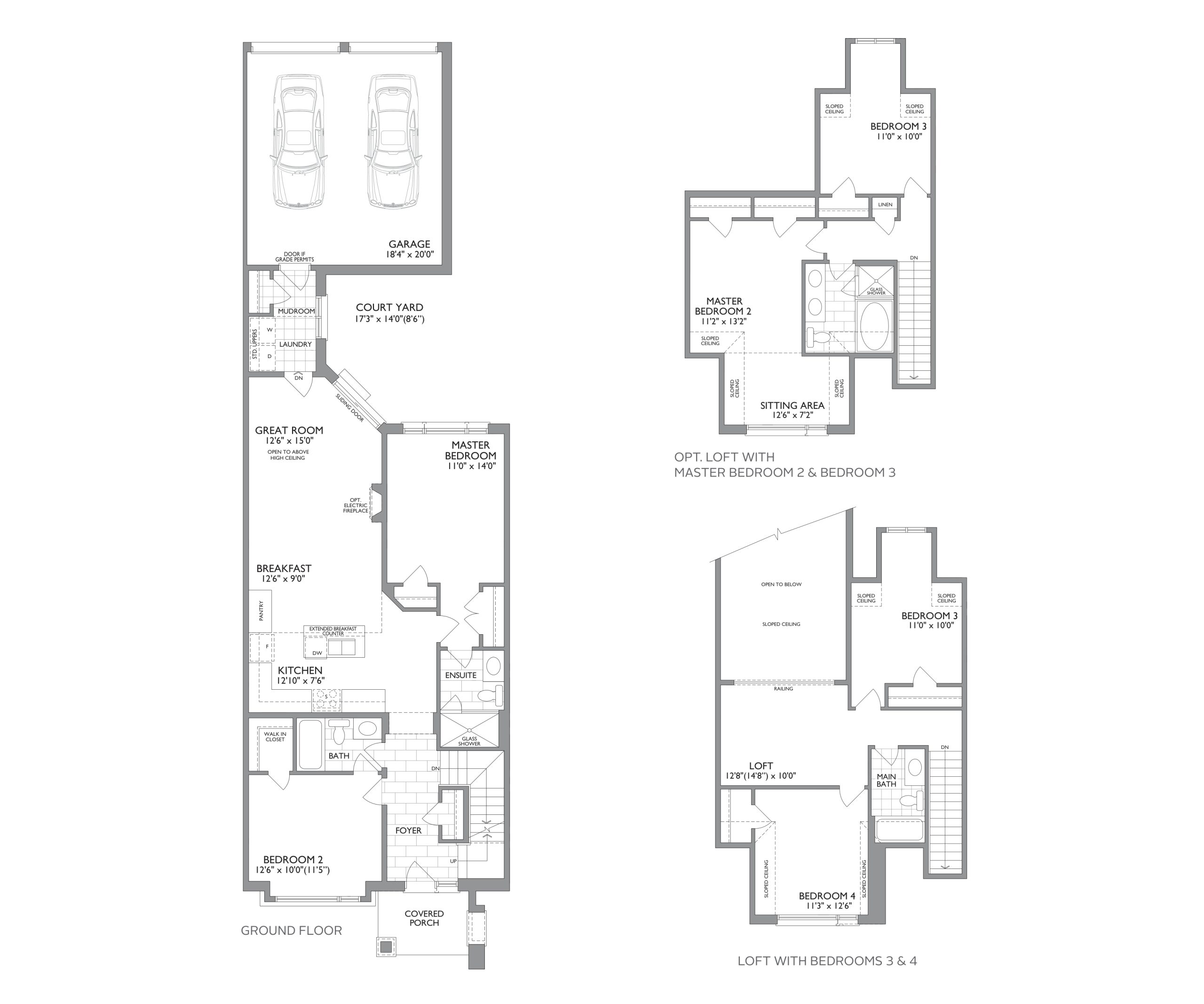The Willowglen (2/2) floor plan