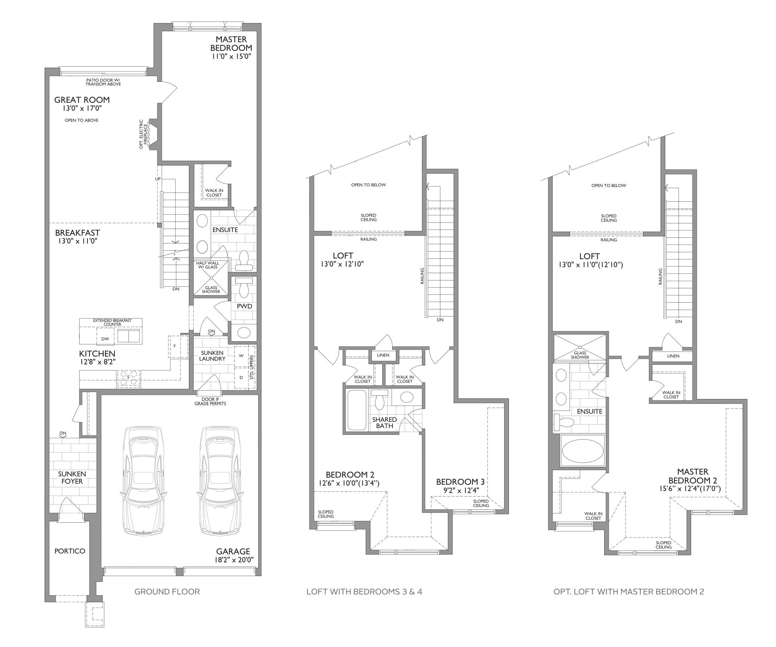 The Pinehurst (2/2) floor plan