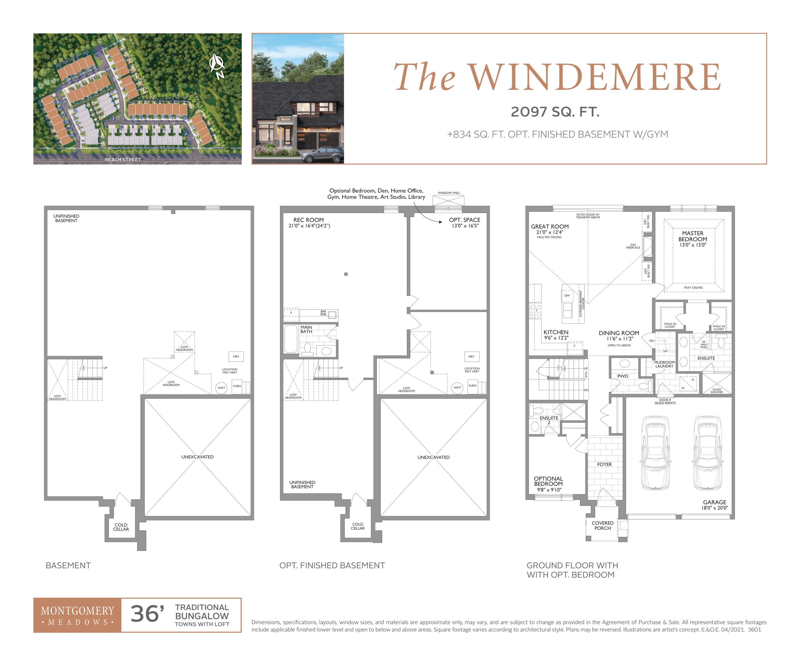The Windemere (1/2) floor plan
