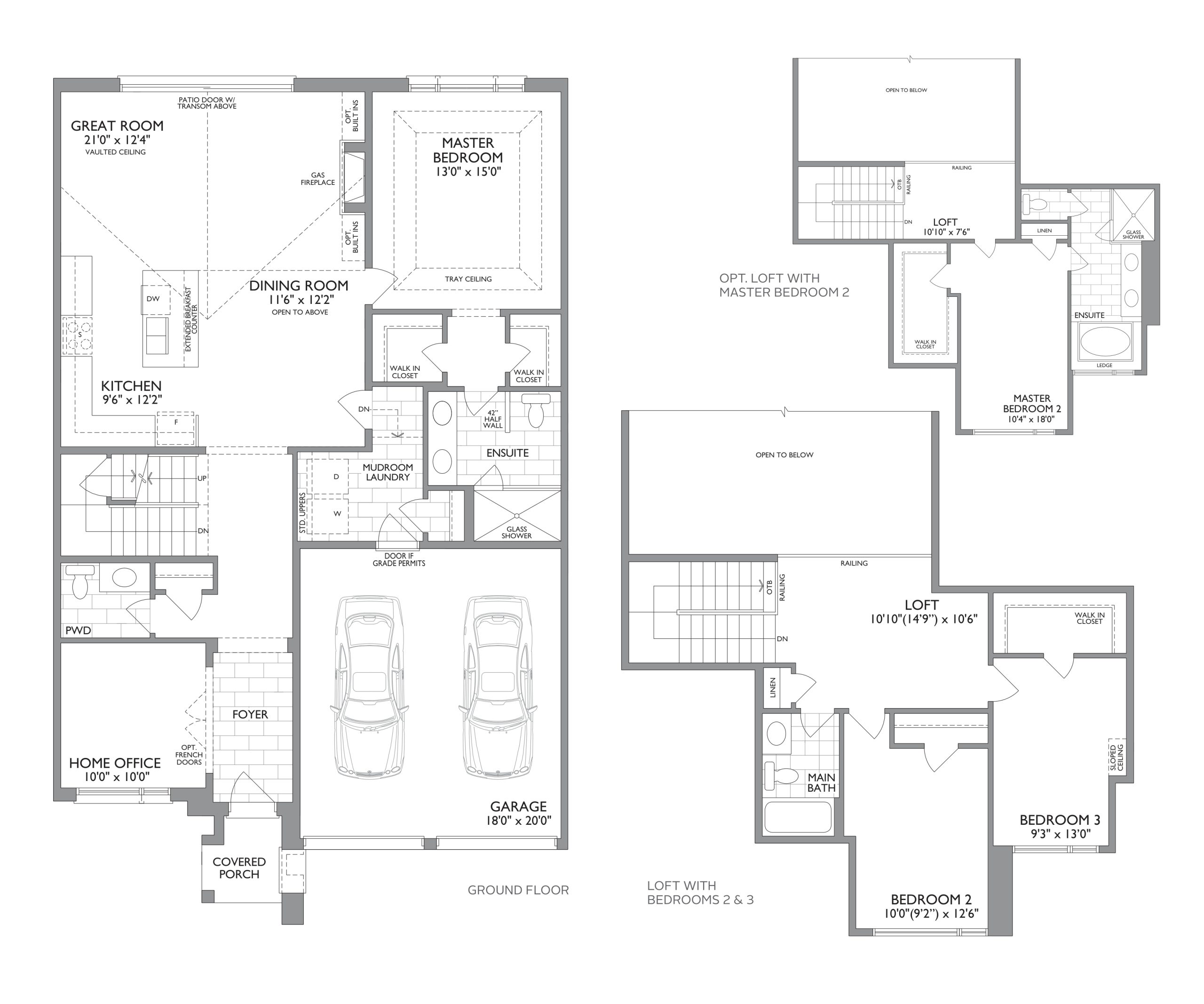 The Windemere (2/2) floor plan