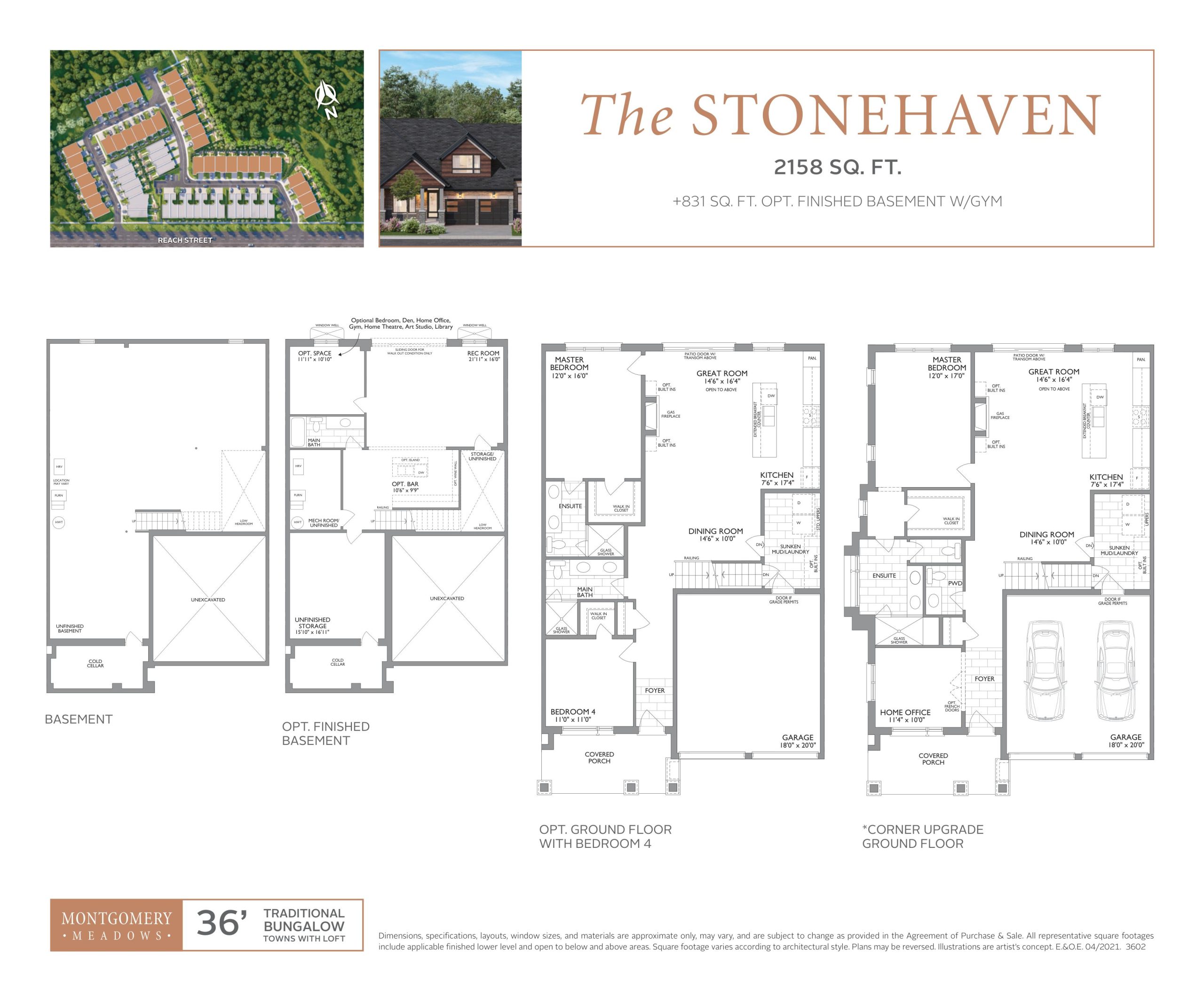 The Stonehaven (1/2) floor plan
