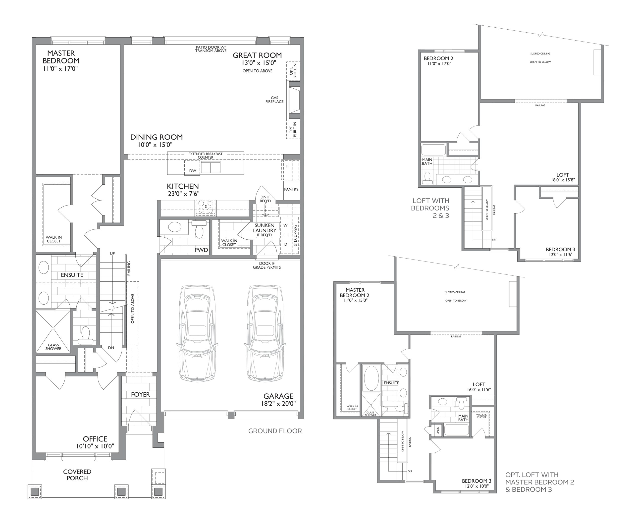 The Kingswood (2/2) floor plan