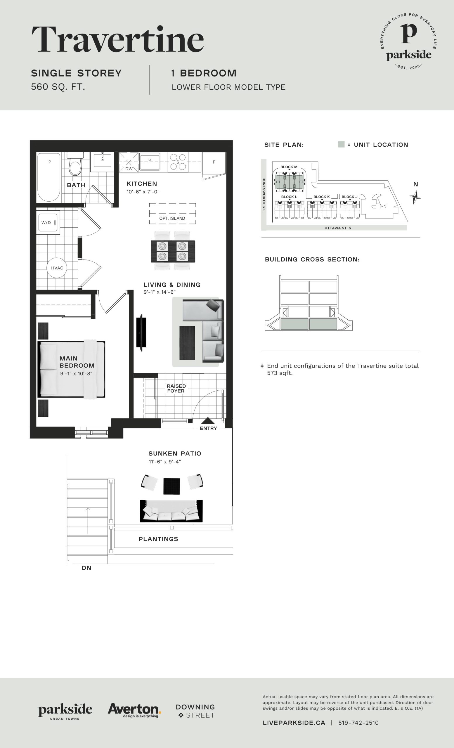 Travertine floor plan