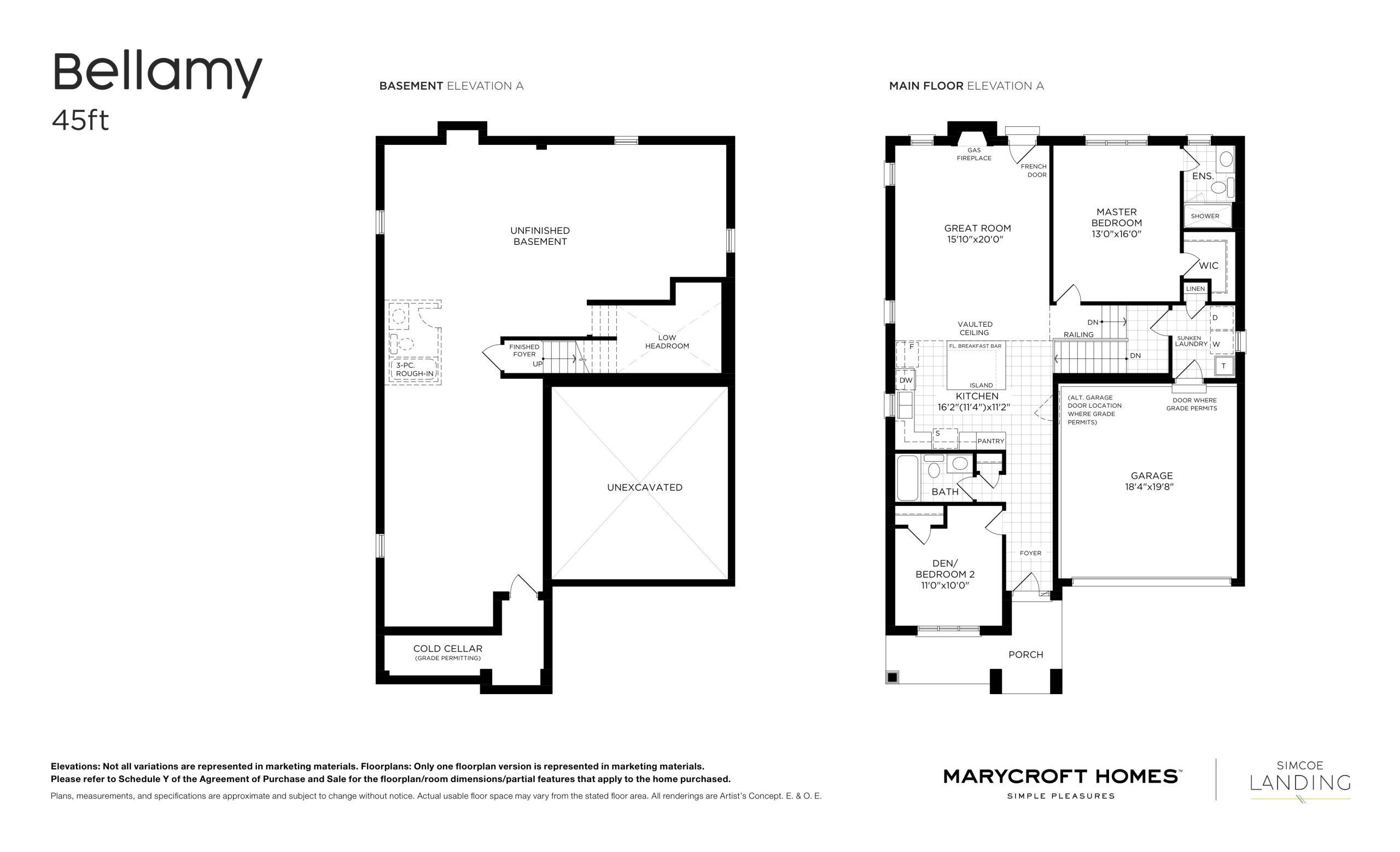 Bellamy floor plan