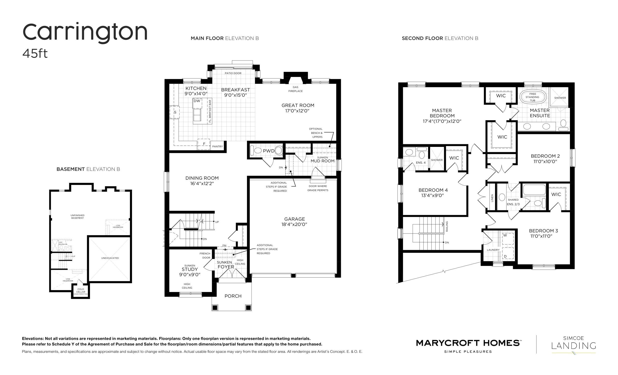 Carrington floor plan