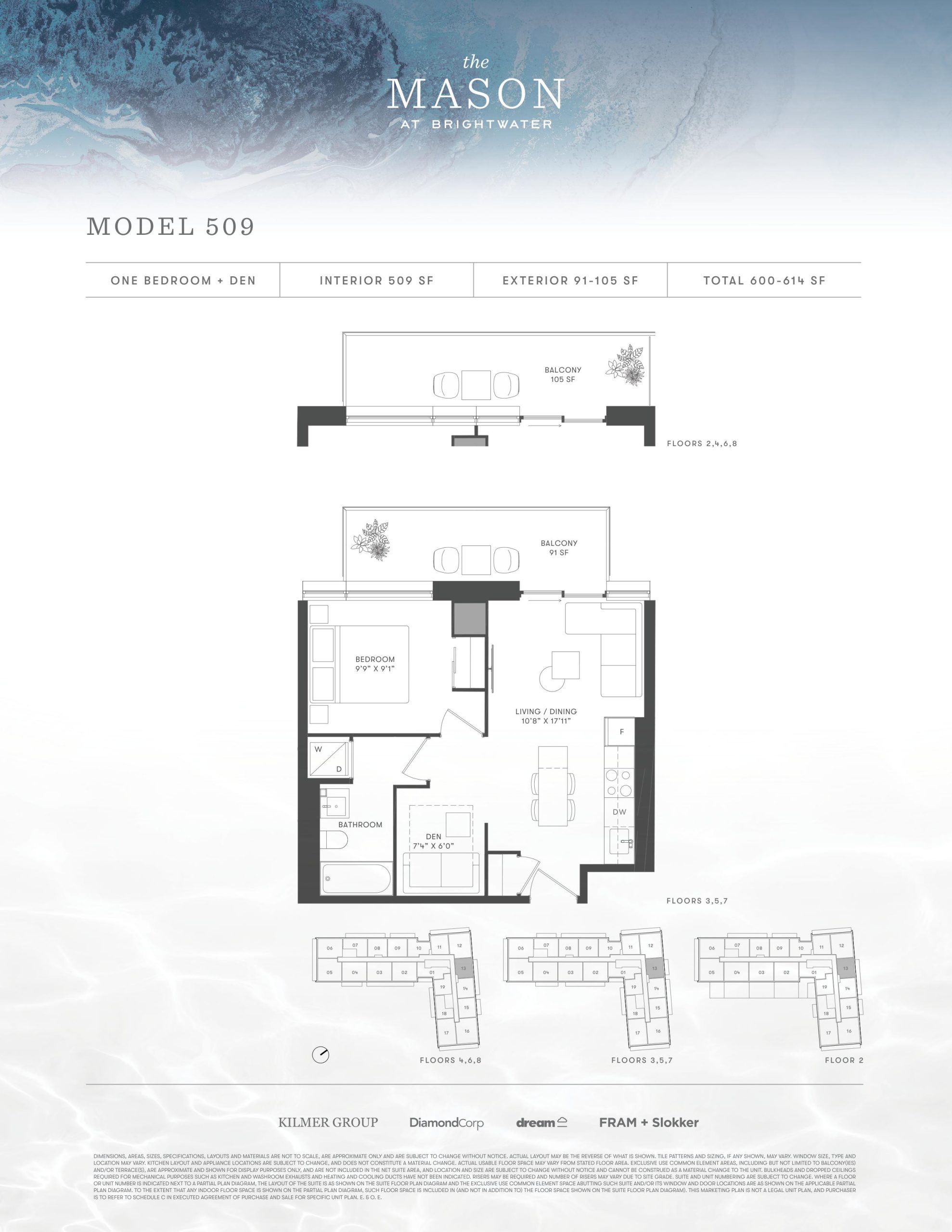 Model 509 floor plan