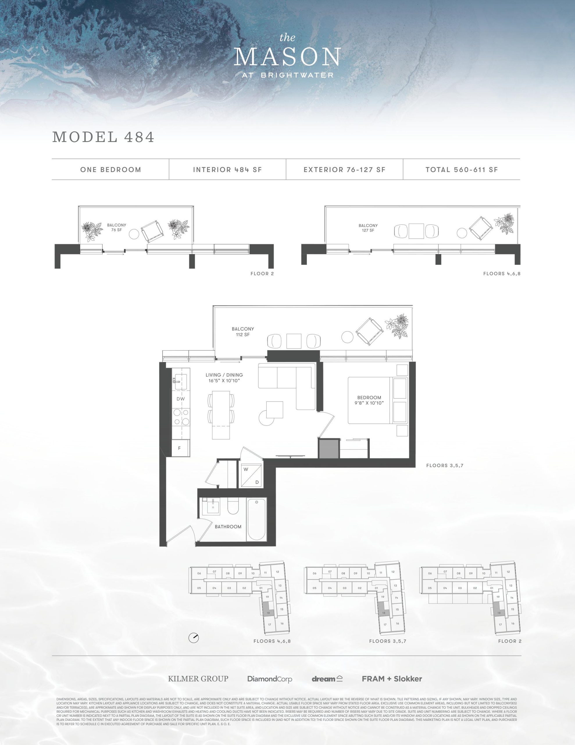 Model 484 floor plan