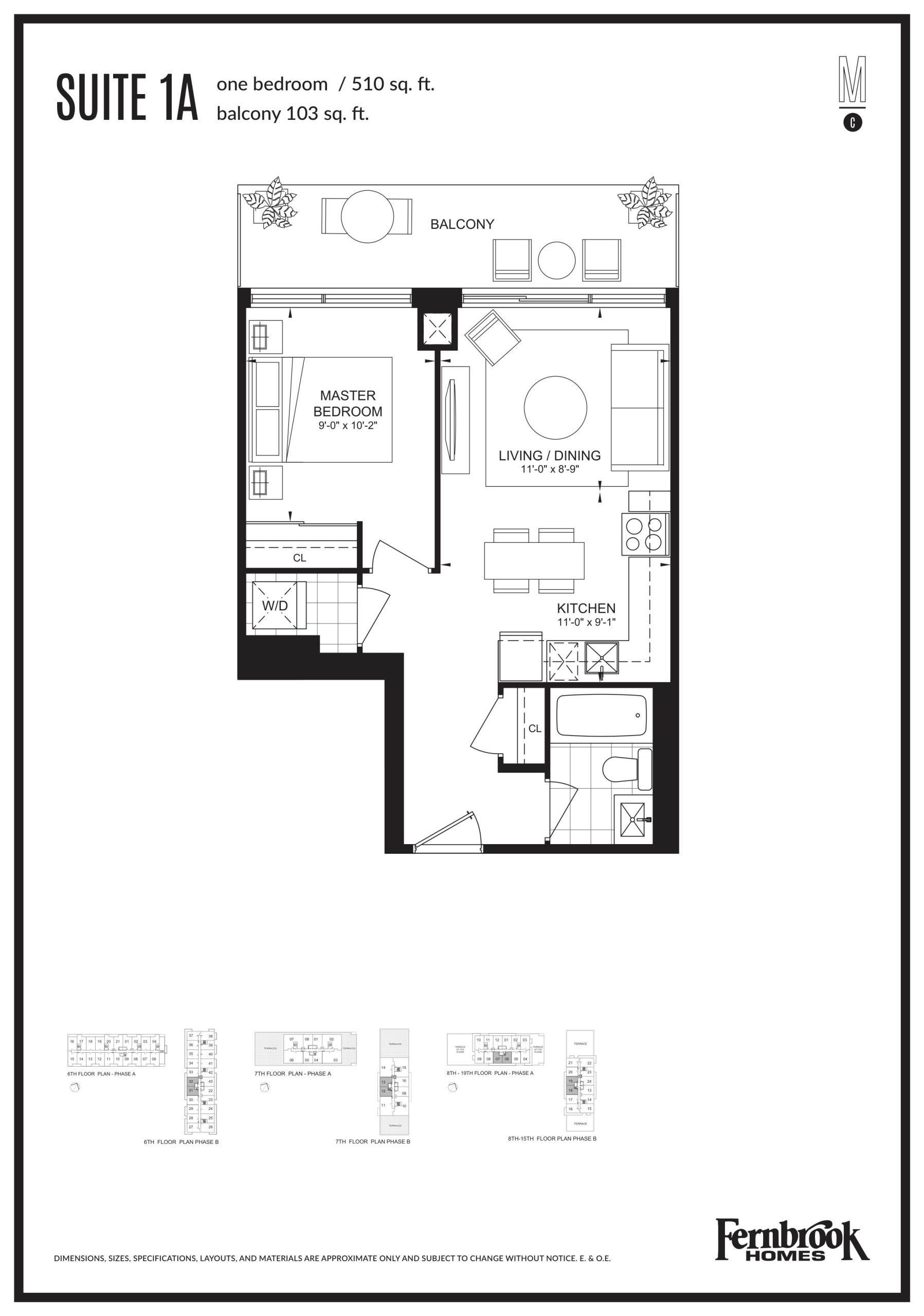 Suite 1A floor plan