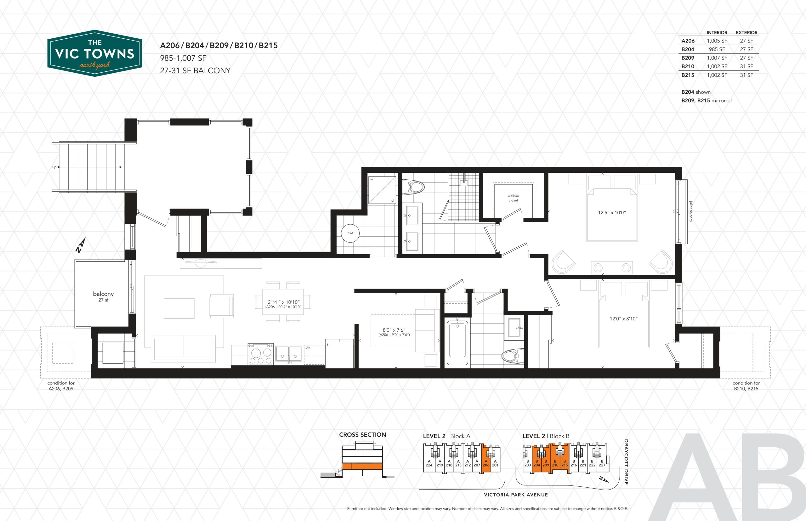 A206/B204/B209/B210/B215 plan preview