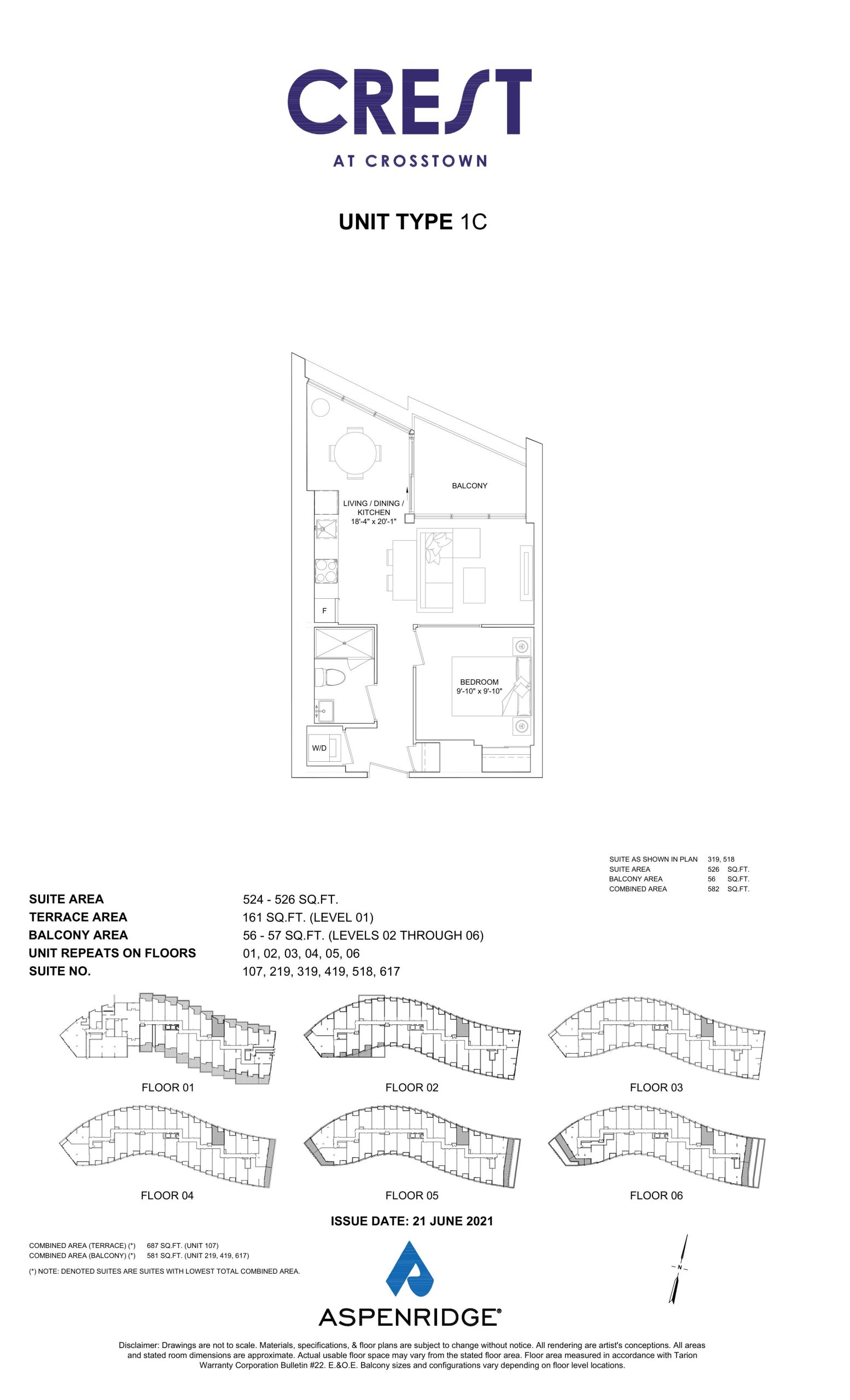 1C floor plan