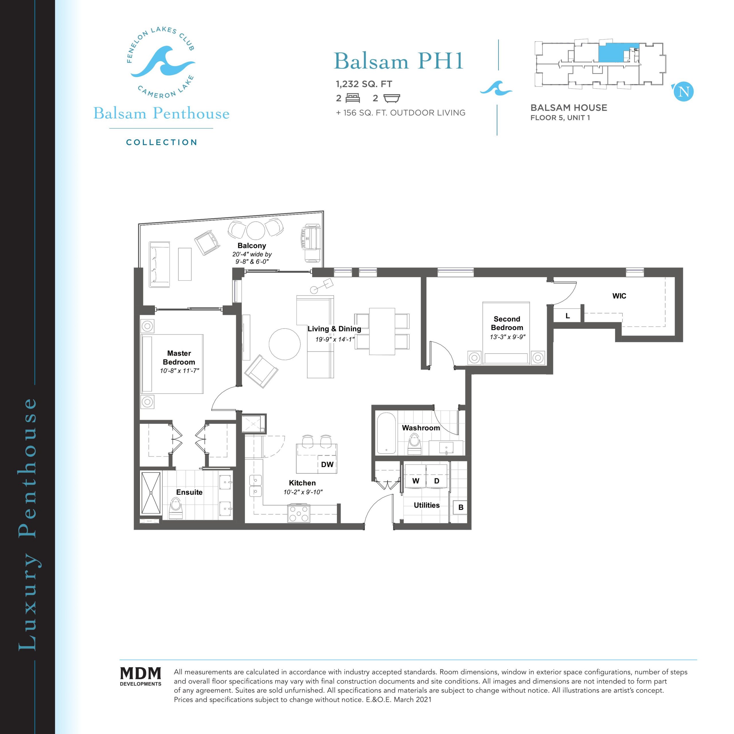 Balsam PH1 floor plan