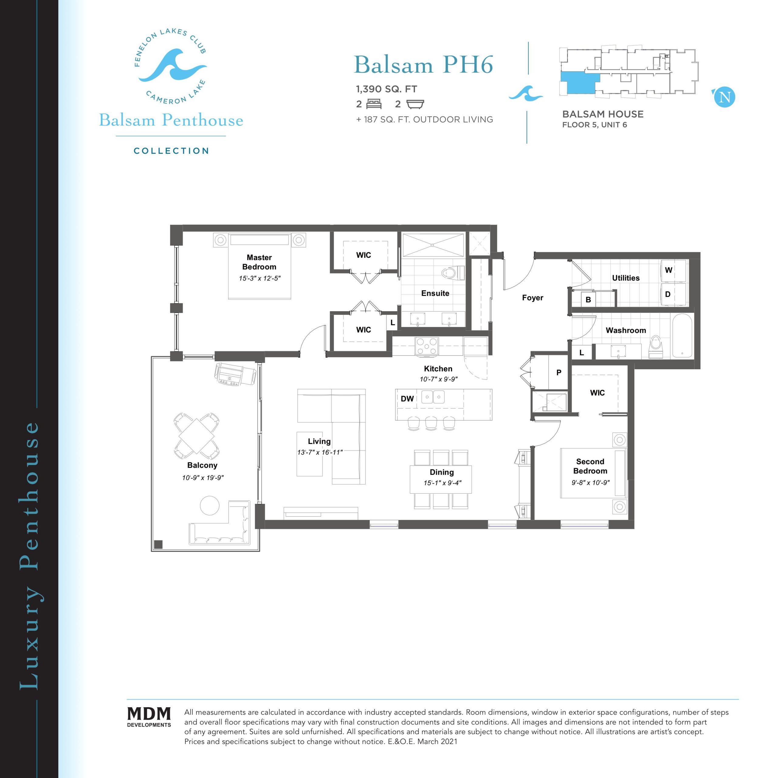 Balsam PH6 floor plan