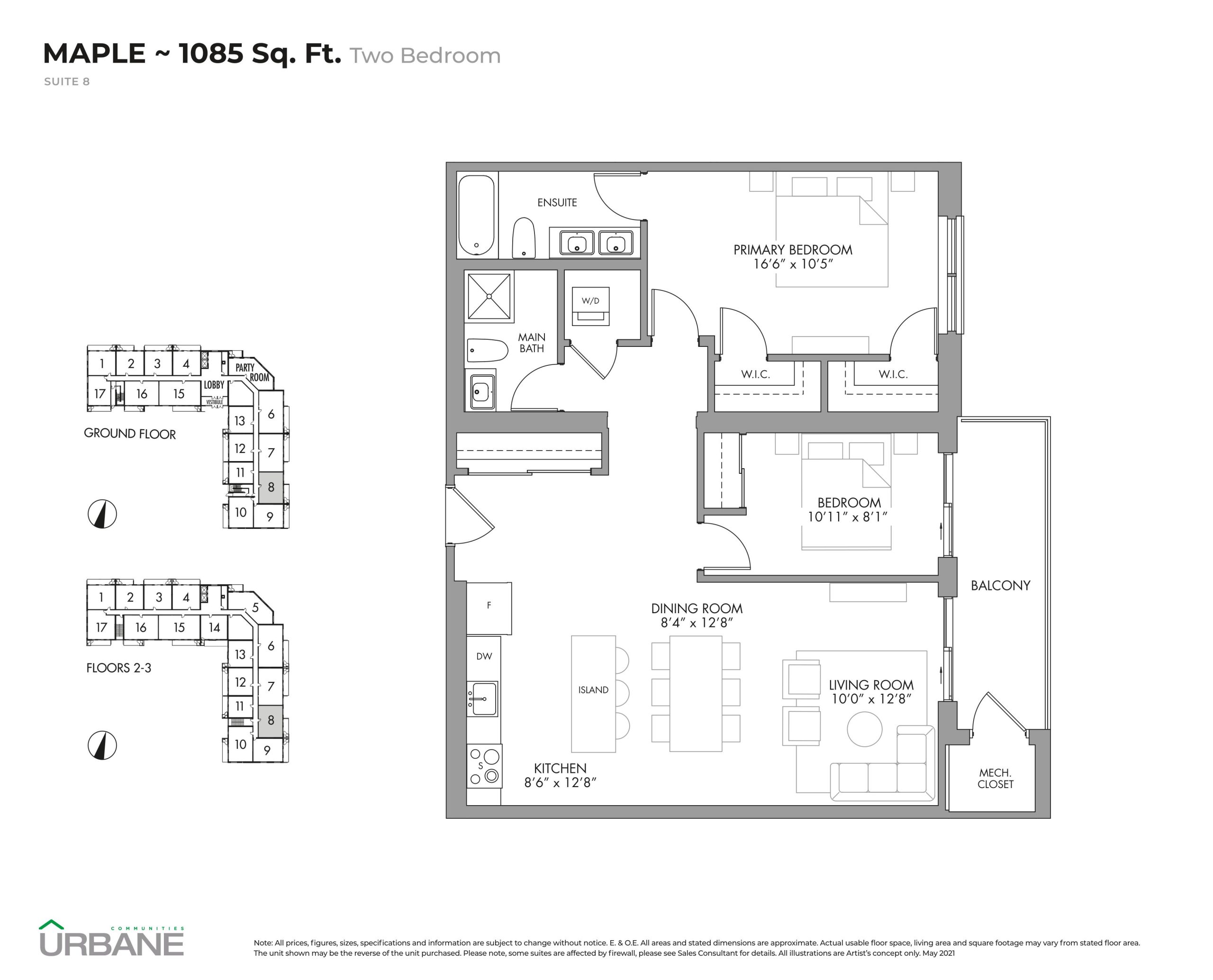 Maple floor plan