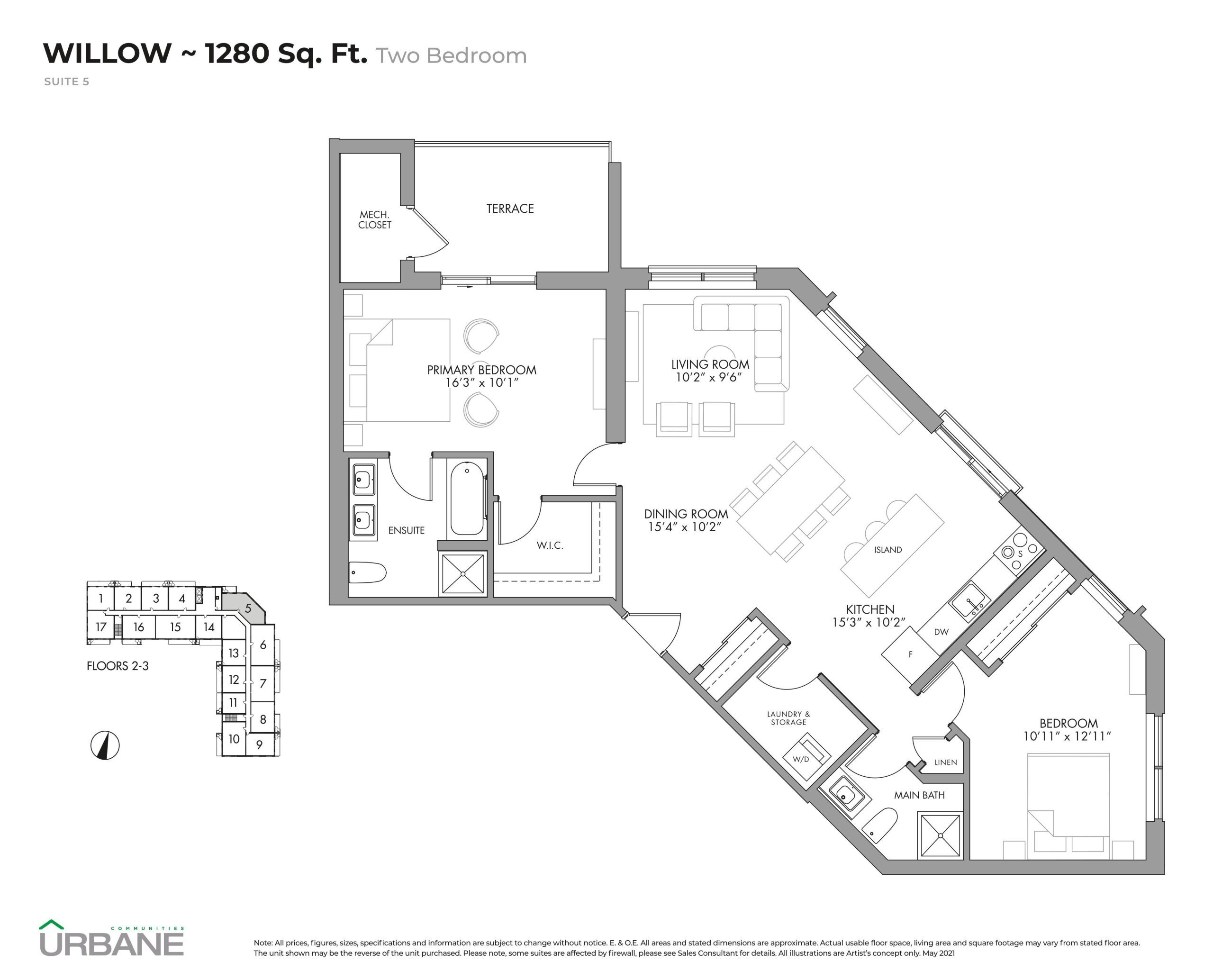 Willow floor plan