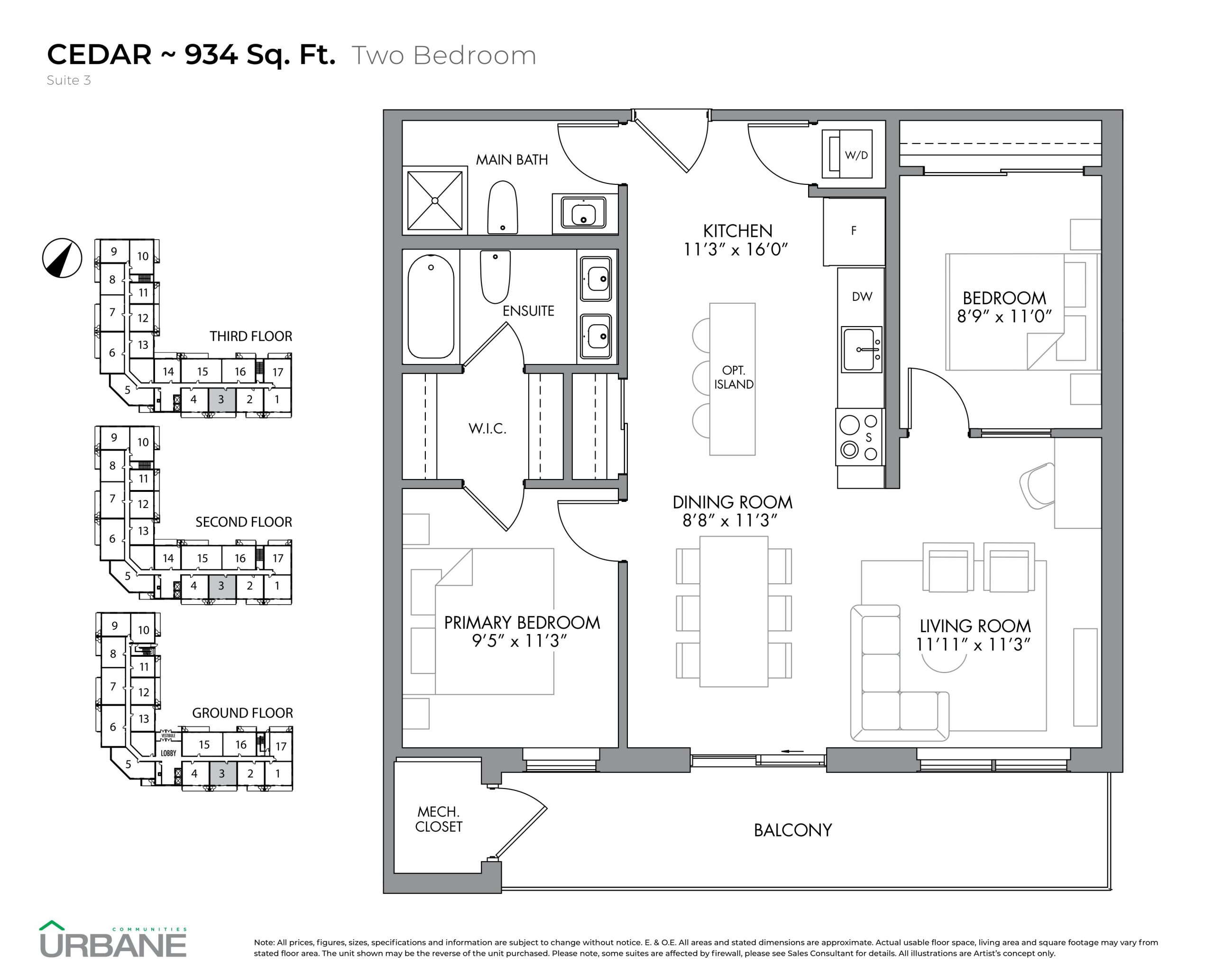 Cedar floor plan