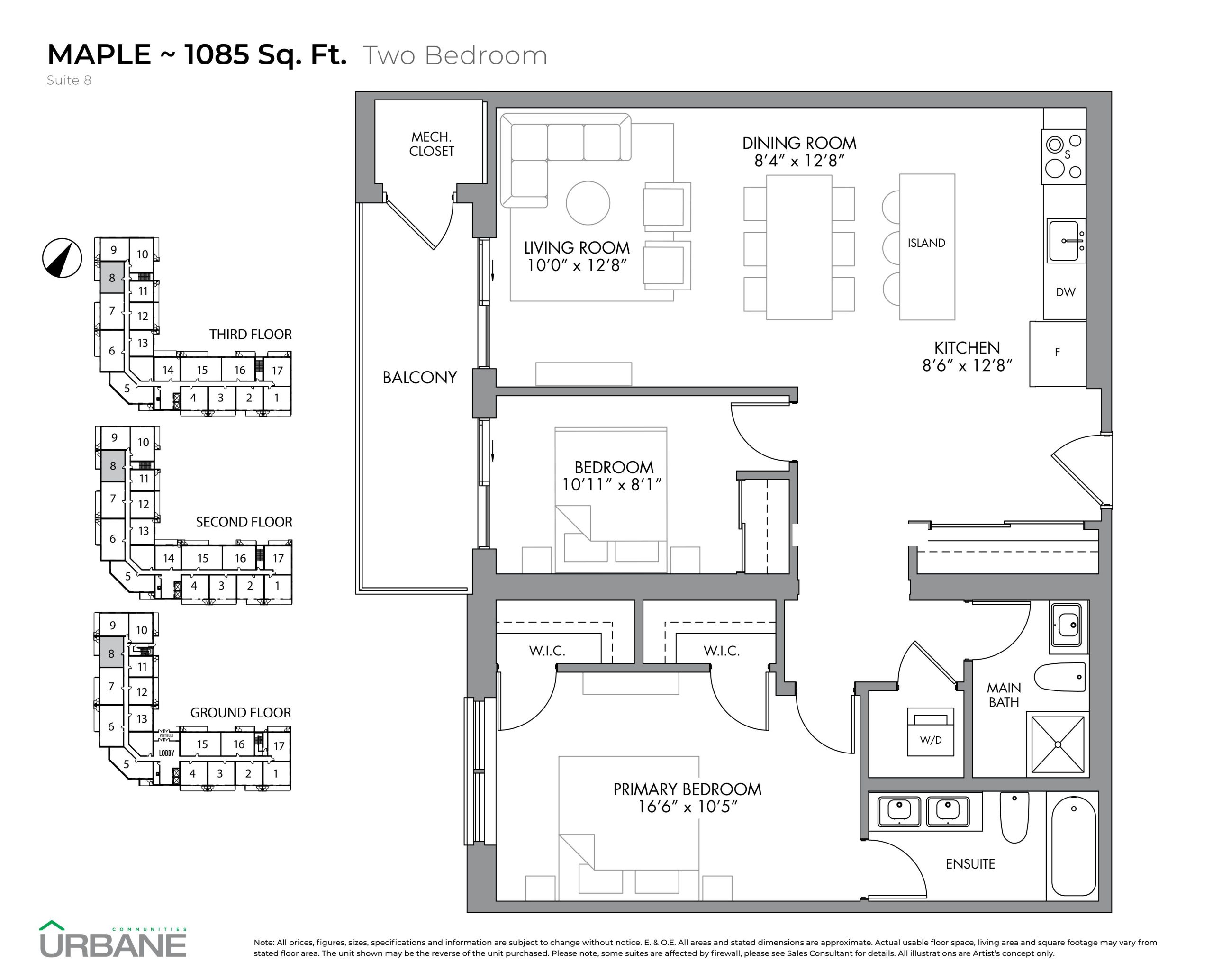 Maple floor plan