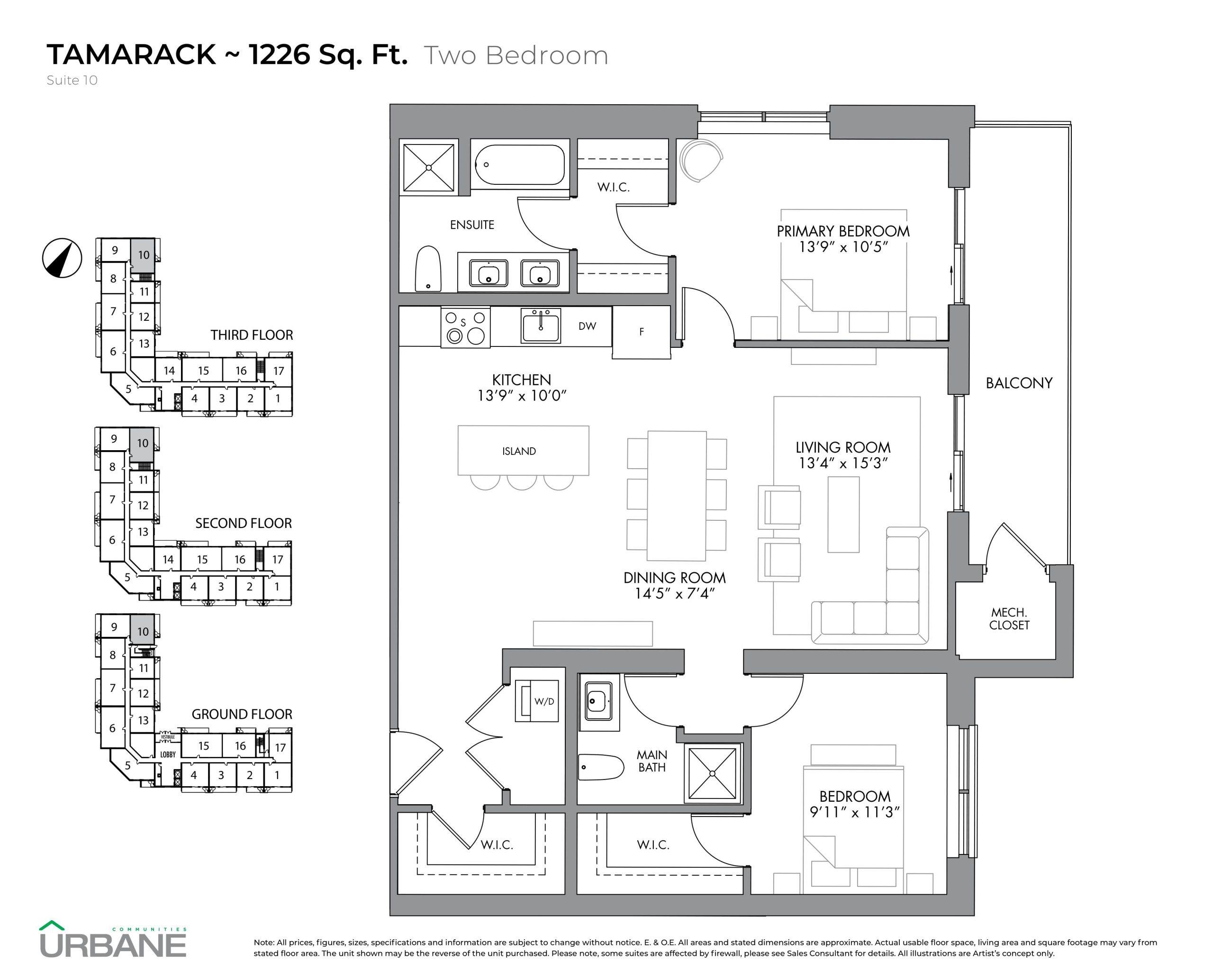 Tamarack floor plan