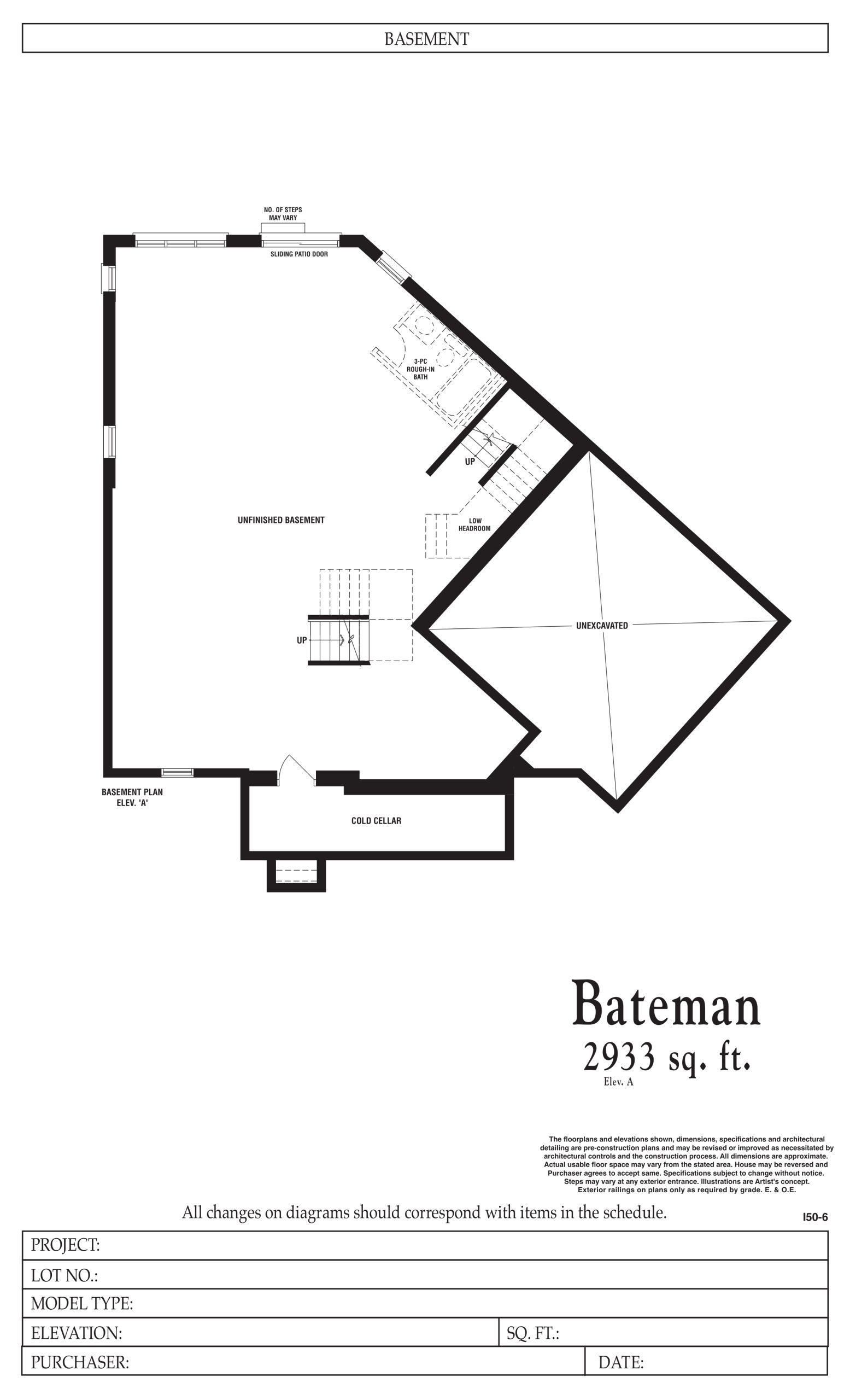 Bateman (1/3) floor plan