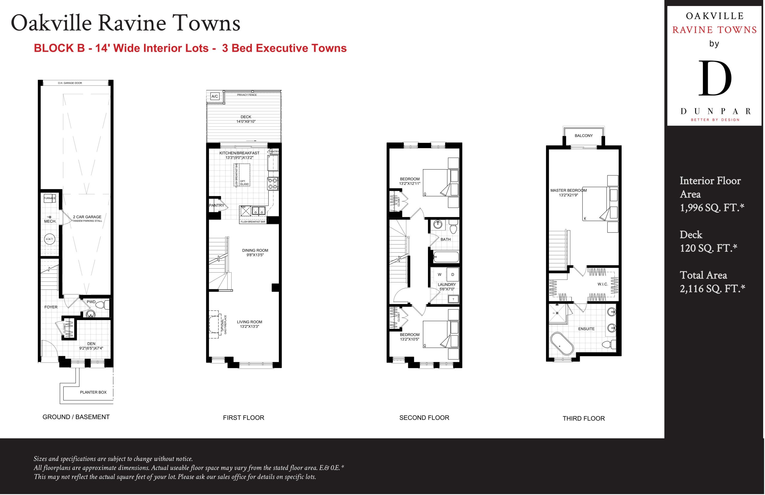 Block B floor plan