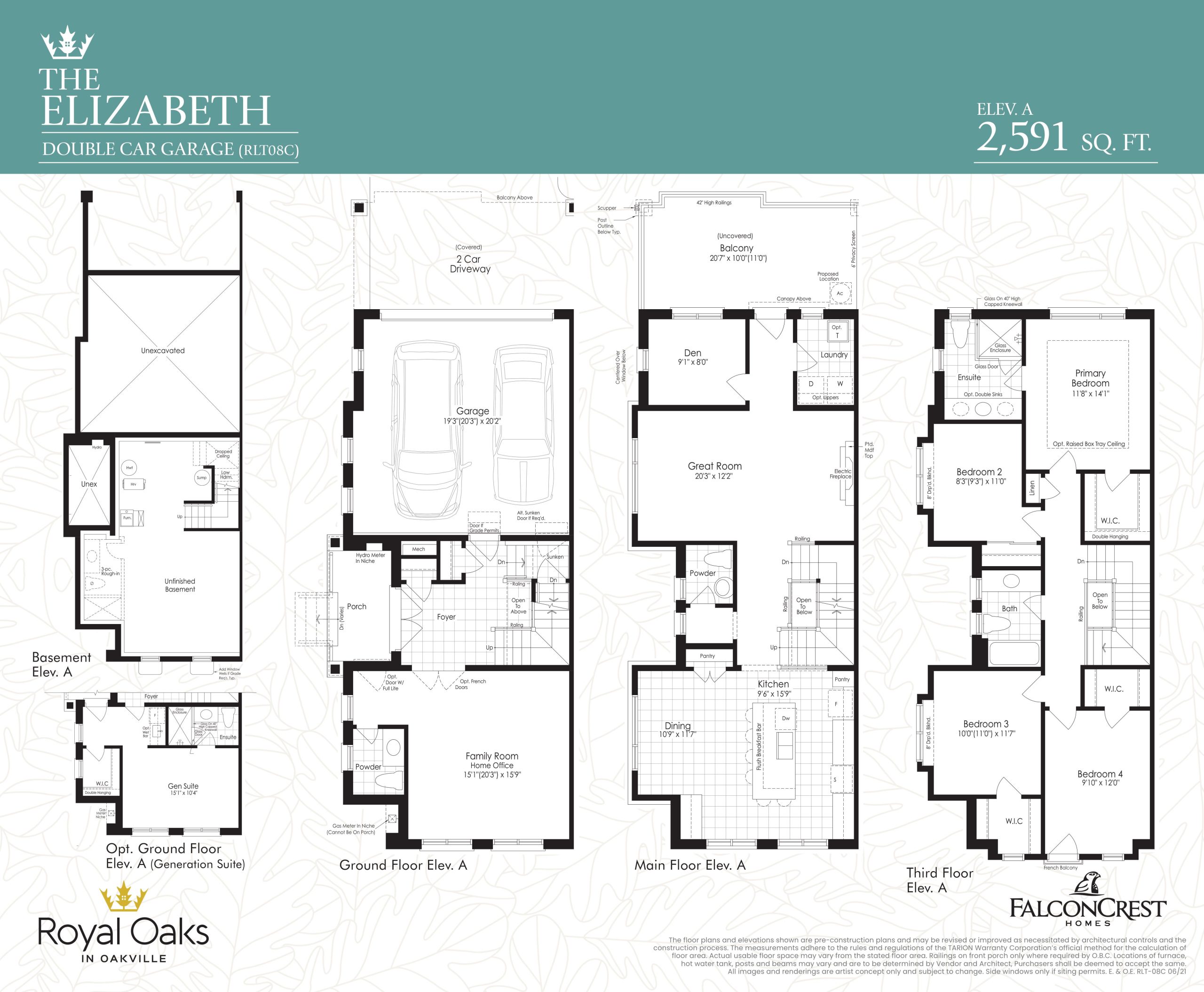 The Elizabeth floor plan