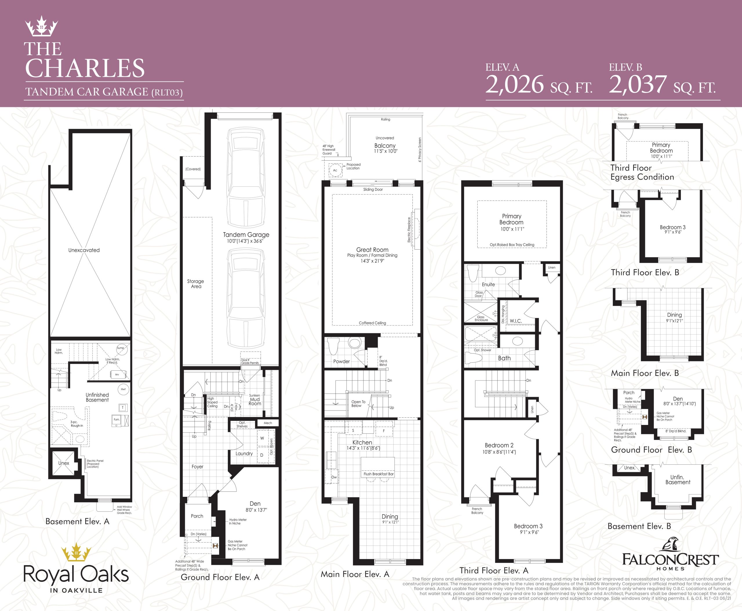 The Charles floor plan